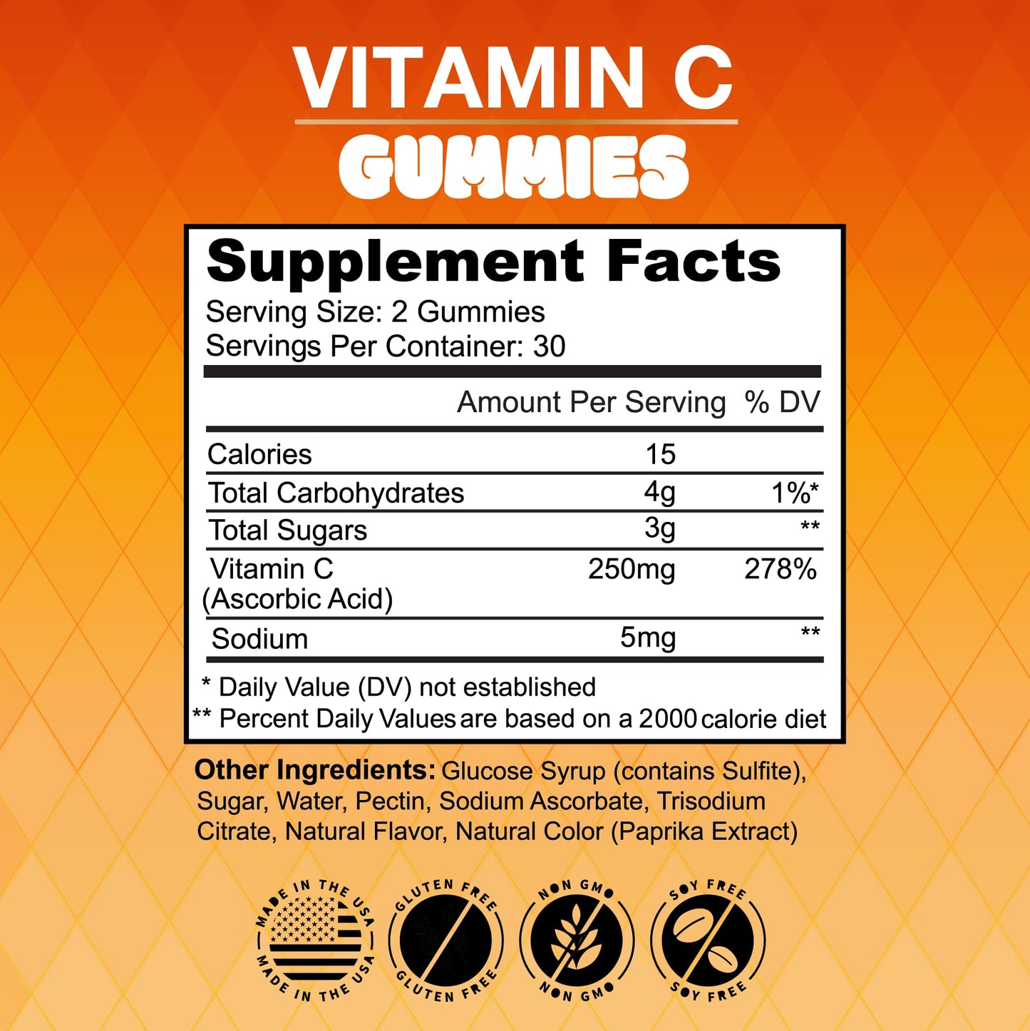NEW AGE Vitamin C Gummies Orange Vitamin C Gummy - Supports Healthy Immune System - Vegetarian Without Gluten (120 Gummies)