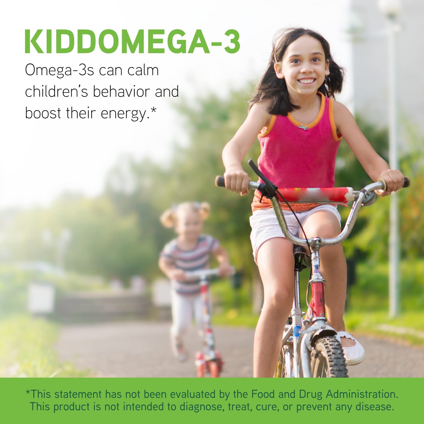 Pre-Order | Arrives in 5–10 Days – DAVINCI Labs kiddOmega-3 - Liquid Omega-3 Supplement for Kids - for Immune System, Focus and Brain Support* - with Monk Fruit, DHA, EPA and More - Cherry Orange Flavor - 200mL