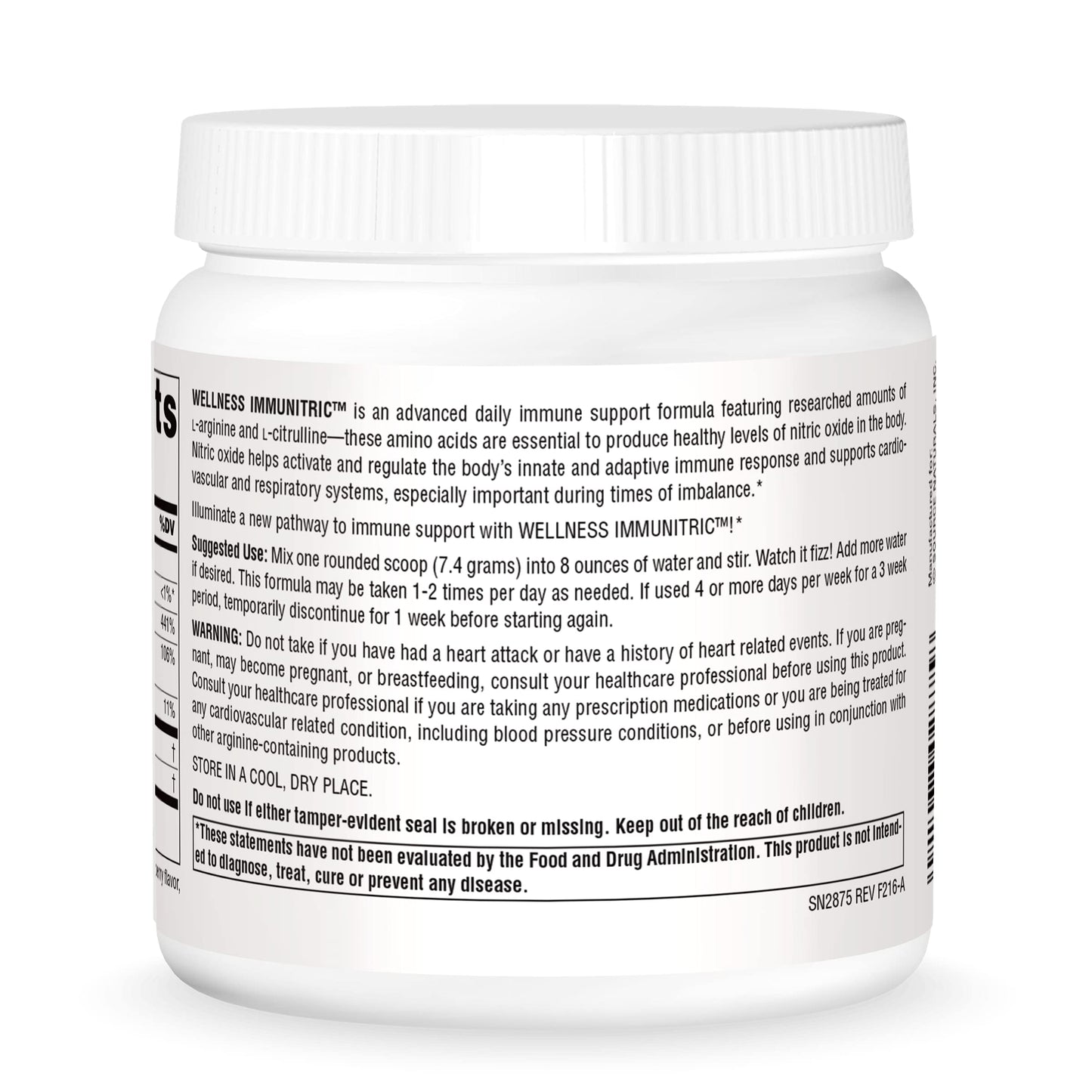 Pre-Order | Arrives in 5–10 Days – Source Naturals Immunitric, Nitric Oxide Builder for Immune System Support* - 8 oz Powder