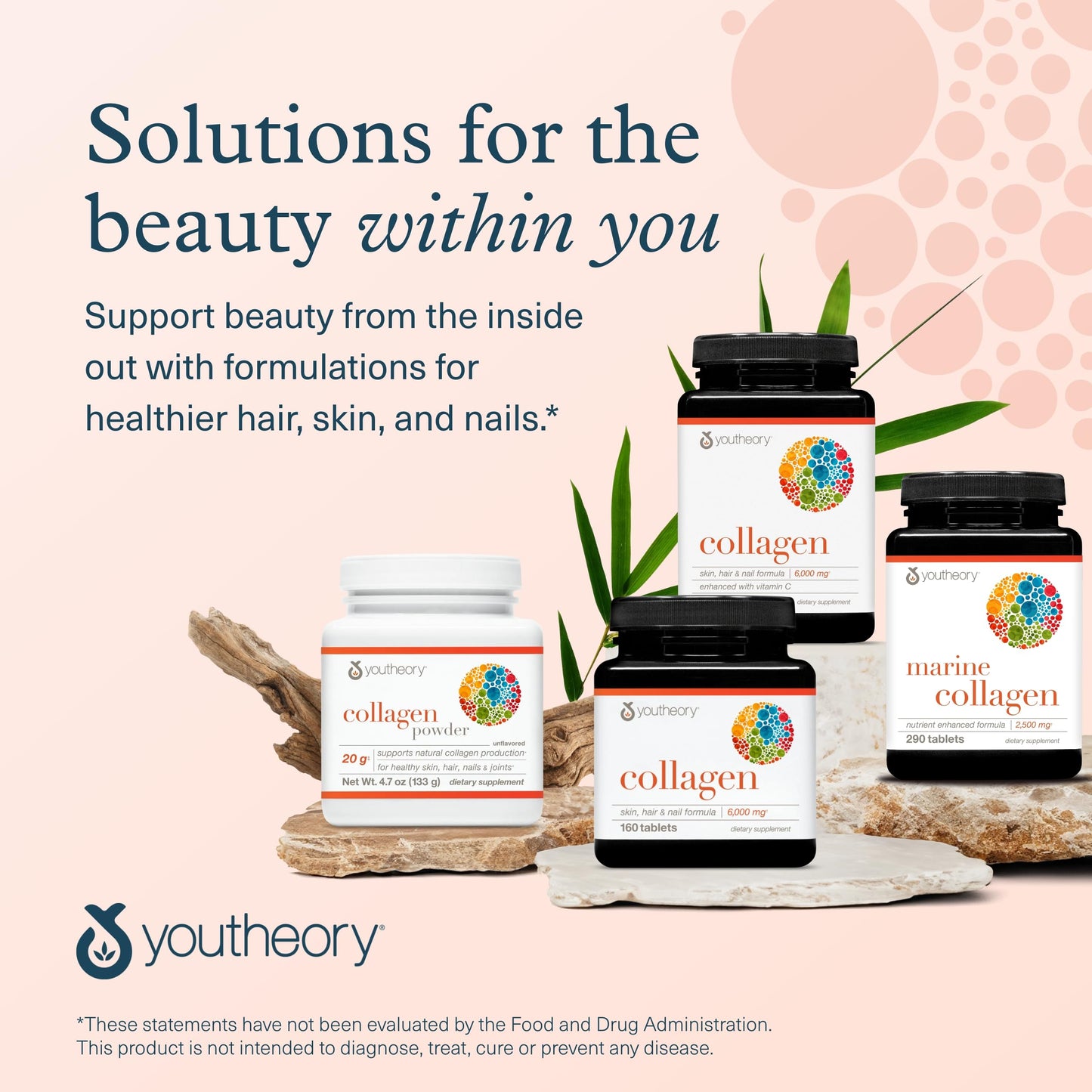 Youtheory Collagen Powder - Premium Collagen Supplement with Vitamin C & Biotin - for Healthy Hair, Nails, Skin & Joints* - Hydrolyzed & Highly Absorbable - Dairy, Soy & Gluten Free - Vanilla - 10 oz