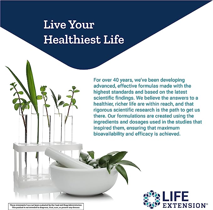 Life Extension Optimized Resveratrol Elite - Highly Bioavailable Trans Resveratrol Supplement - From Grape & Japanese Knotweed - For Brain Health - Gluten-Free, Non-GMO - 60 Vegetarian Capsules