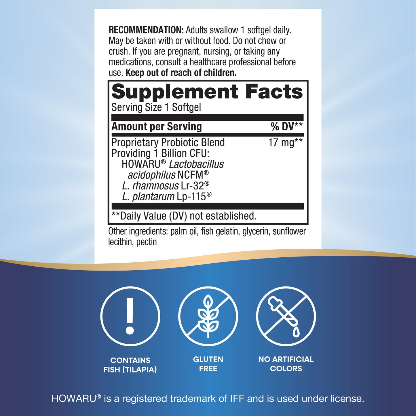 Nature's Way Women's Probiotic Pearls, Supports Women's and Digestive Health*, Protects Against Occasional Constipation & Bloating*, 1 Billion Live Cultures, 90 Softgels (Packaging May Vary)