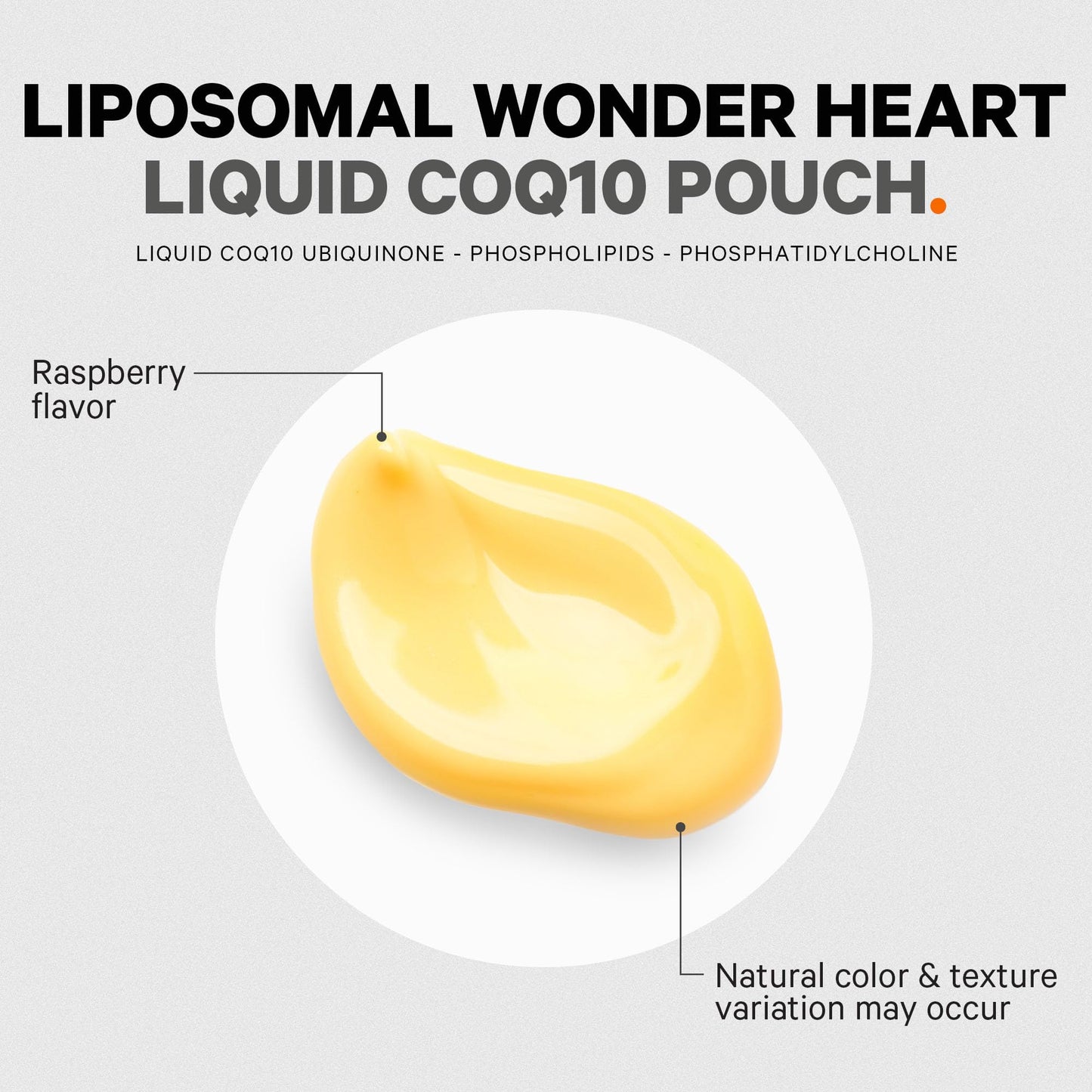 Pre-Order | Arrives in 5–10 Days – Codeage Wonder Heart Liquid CoQ10 Liposomal Ubiquinone Supplement, Coenzyme Q10 Heart Vitamins, Non-GMO Sunflower Phosphatidylcholine Vegan Blend, Raspberry Flavored Softgel, Pack of 30 Pouches