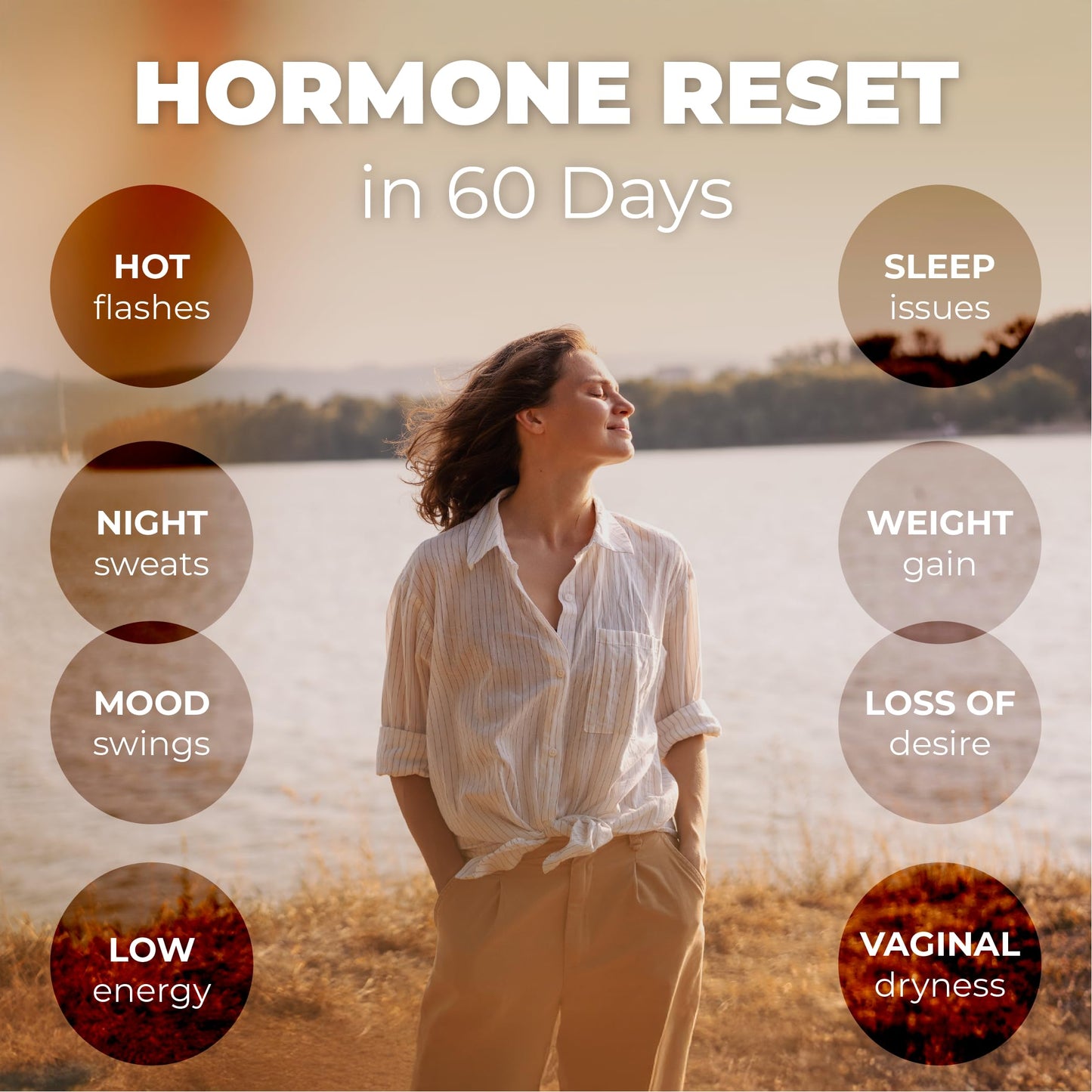 Her Bodhi Meno- Menopause Hormonal Balance for Women, Estrogen Soy Isoflavones Menopause Supplement for Women, Ashwagandha, Black Cohosh Hot Flashes Menopause Relief, Night Sweats Relief 300Caps
