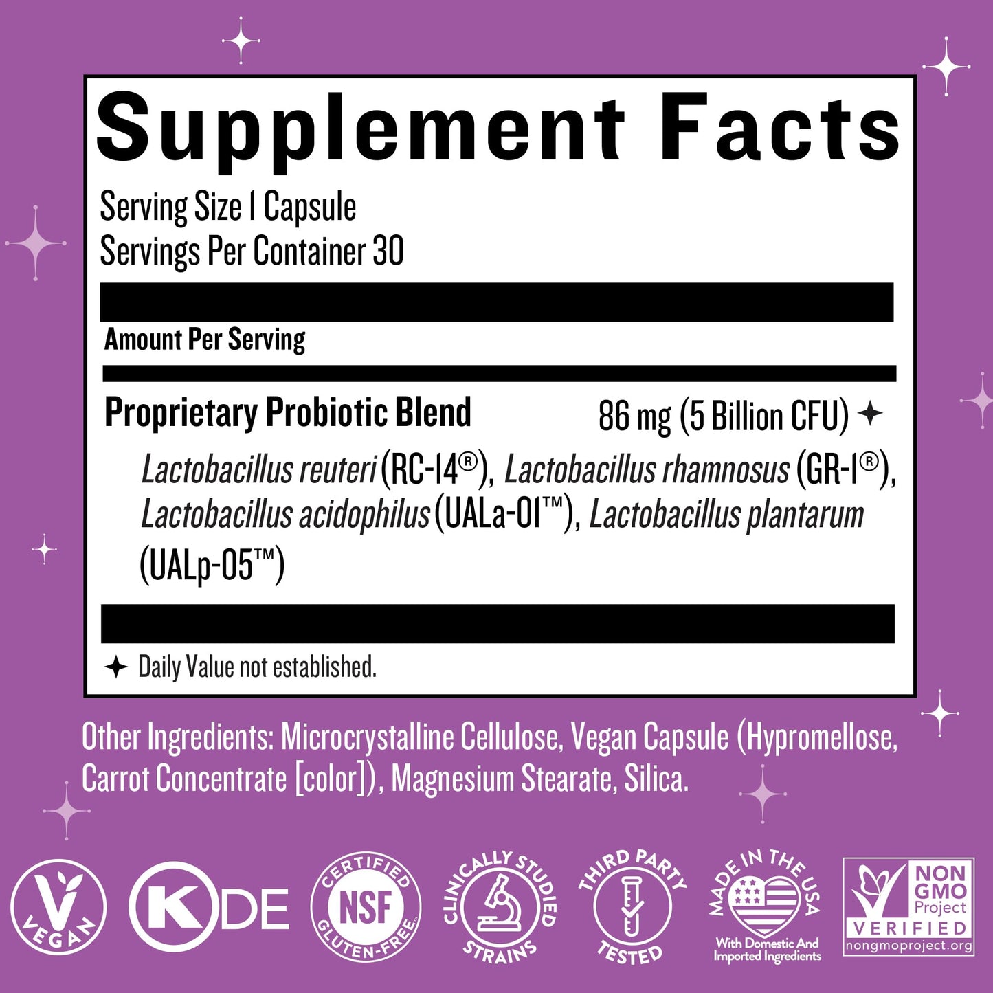 Legendairy Milk Smitten Kitten™ - Vaginal Probiotics for Women - Clinically-Studied Probiotics Lactobacillus Reuteri for Women's Vaginal Health - Supports pH Balance, Flora & Urinary Tract Wellness