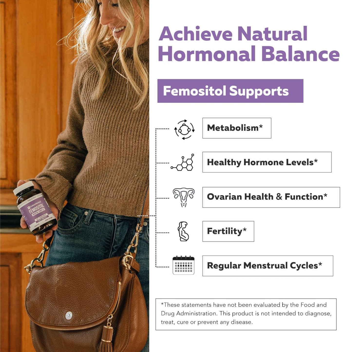 Inositol Supplement | Myo-Inositol & D-Chiro Inositol Complex - Clinically Validated 40:1 Ratio (Vitamin B8)| Hormonal Balance & Healthy Ovarian Function Support (90 Capsules – 30 Servings)