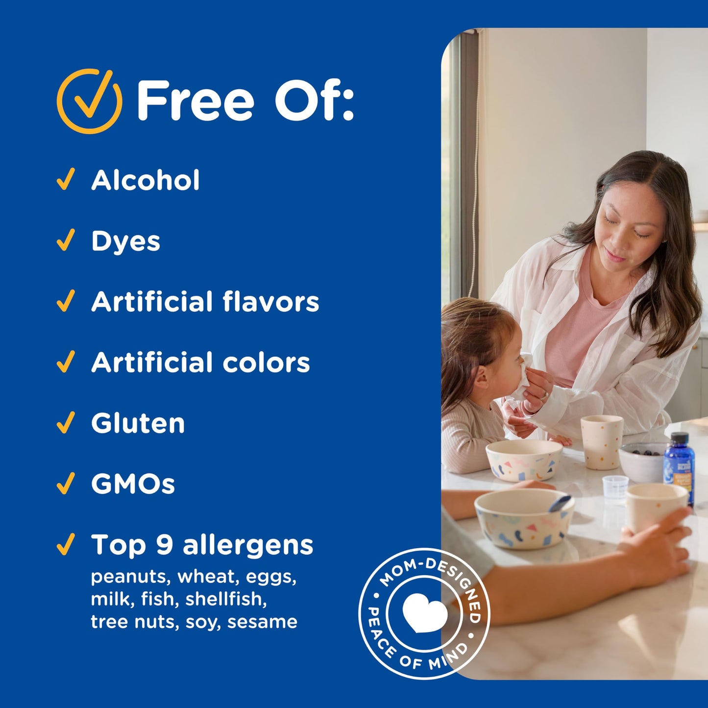 Mommy's Bliss Organic Kids Cough Syrup and Mucus Relief + Immunity Support, Agave & Honey, Ivy Leaf, Elderberry, Zinc, Vitamin C, 4 Fl Oz