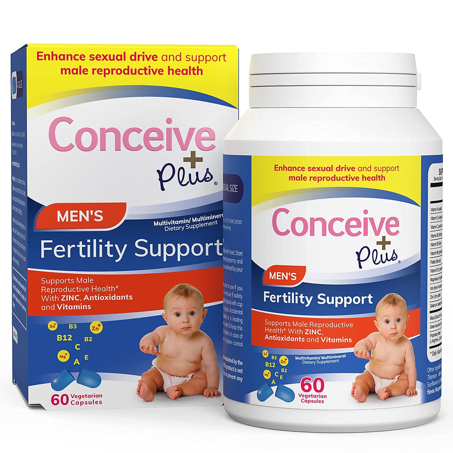 Pre-Order | Arrives in 5–10 Days – CONCEIVE PLUS Complete Fertility Bundle - Trying To Conceive Couples Kit TTC Fertility Supplements and Sperm Friendly Lubricants