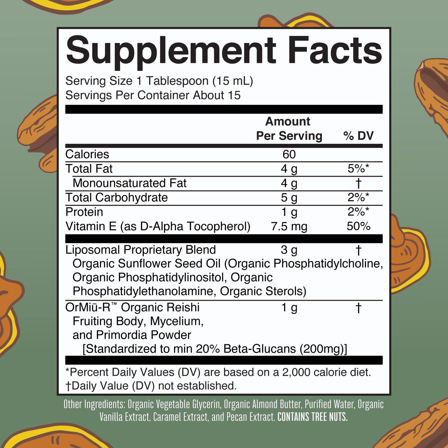 MaryRuth Organics Reishi Vegan Mushroom Supplement | Ultra Absorption Liposomal | Immune Support with 200mg Beta-Glucans, Vegan |Full Spectrum Reishi Mushrooms Fruiting Body | 7.6 oz,