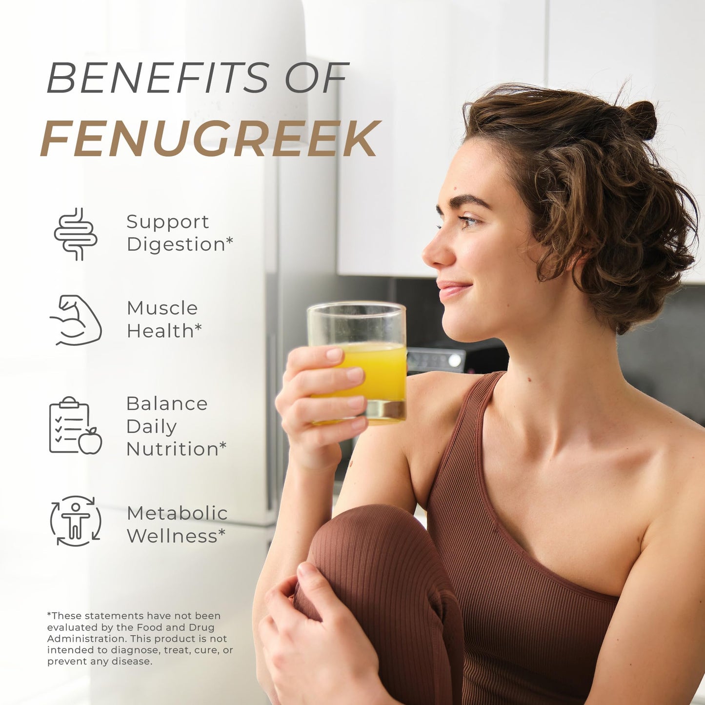 Neurogan Fenugreek Capsules - 1000 MG Per Serving, 60 Ct - Fenugreek Seed + 3% Trigonelline Capsules - Digestive Comfort & Wellness Seeds Extract Supplements for Men & Women