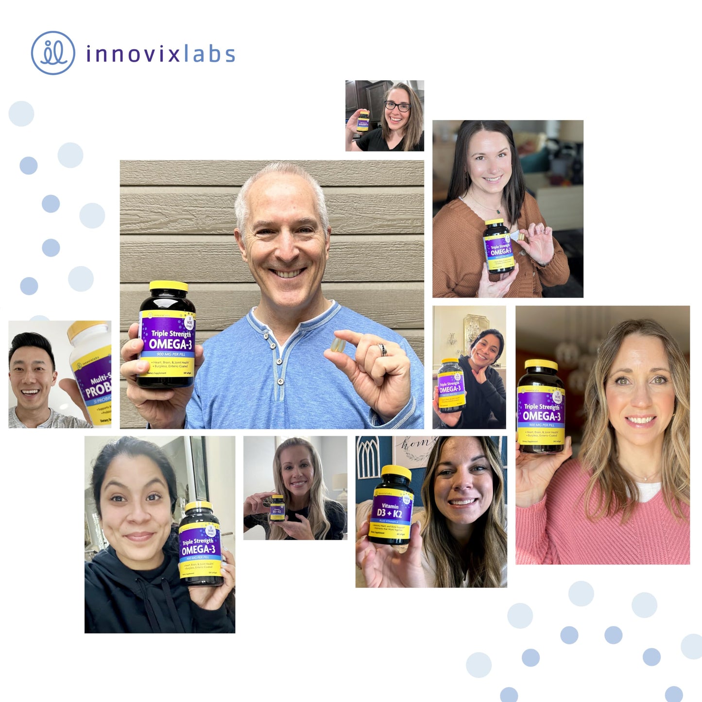 InnovixLabs Triple Strength Omega 3 Supplement, Burpless Fish Oil for Women and Men - 900 mg EPA & DHA, Brain & Joint Support, Award Winning & Third-Party Tested, 200 Softgels