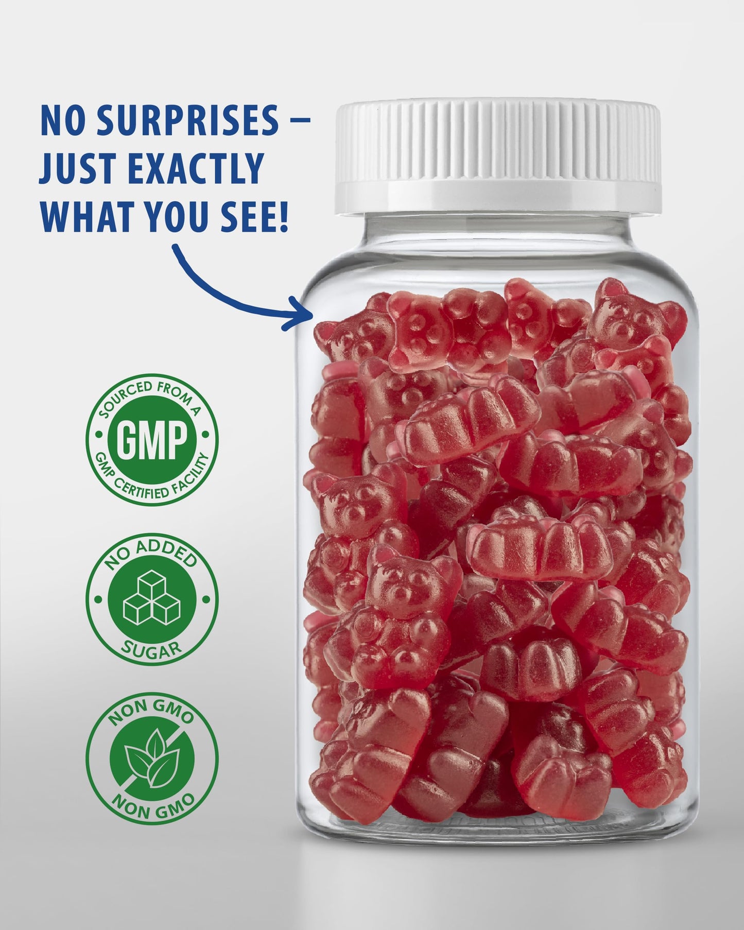 Magnesium Gummies for Kids & Adults - 100mg - Calm Magnesium Chews - Magnesium Citrate Chewable Supplement for Mood & Muscle Support
