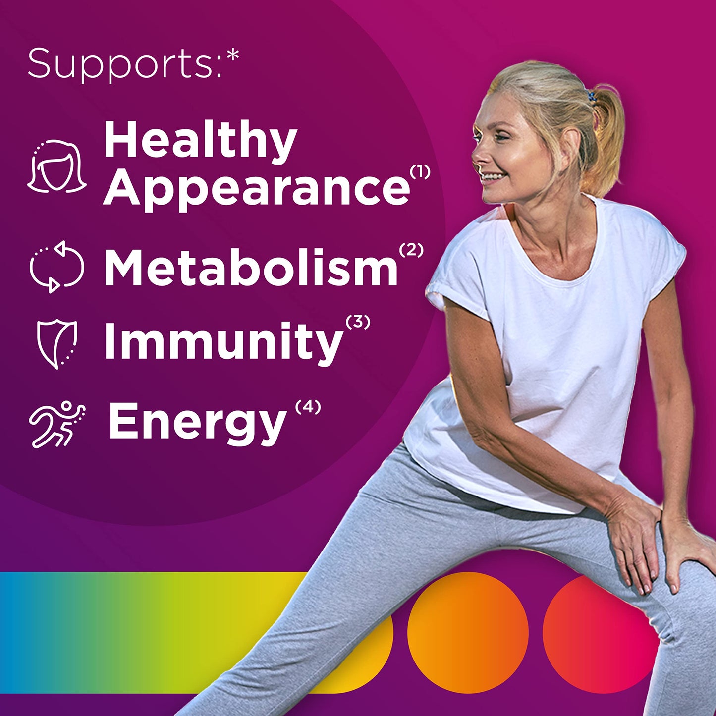 Pre-Order | Arrives in 5–10 Days – Centrum MultiGummies Gummy Multivitamin for Women, Multivitamin/Multimineral Supplement with Vitamin D3, B Vitamins and Antioxidants, Assorted Fruit Flavor - 170 Count