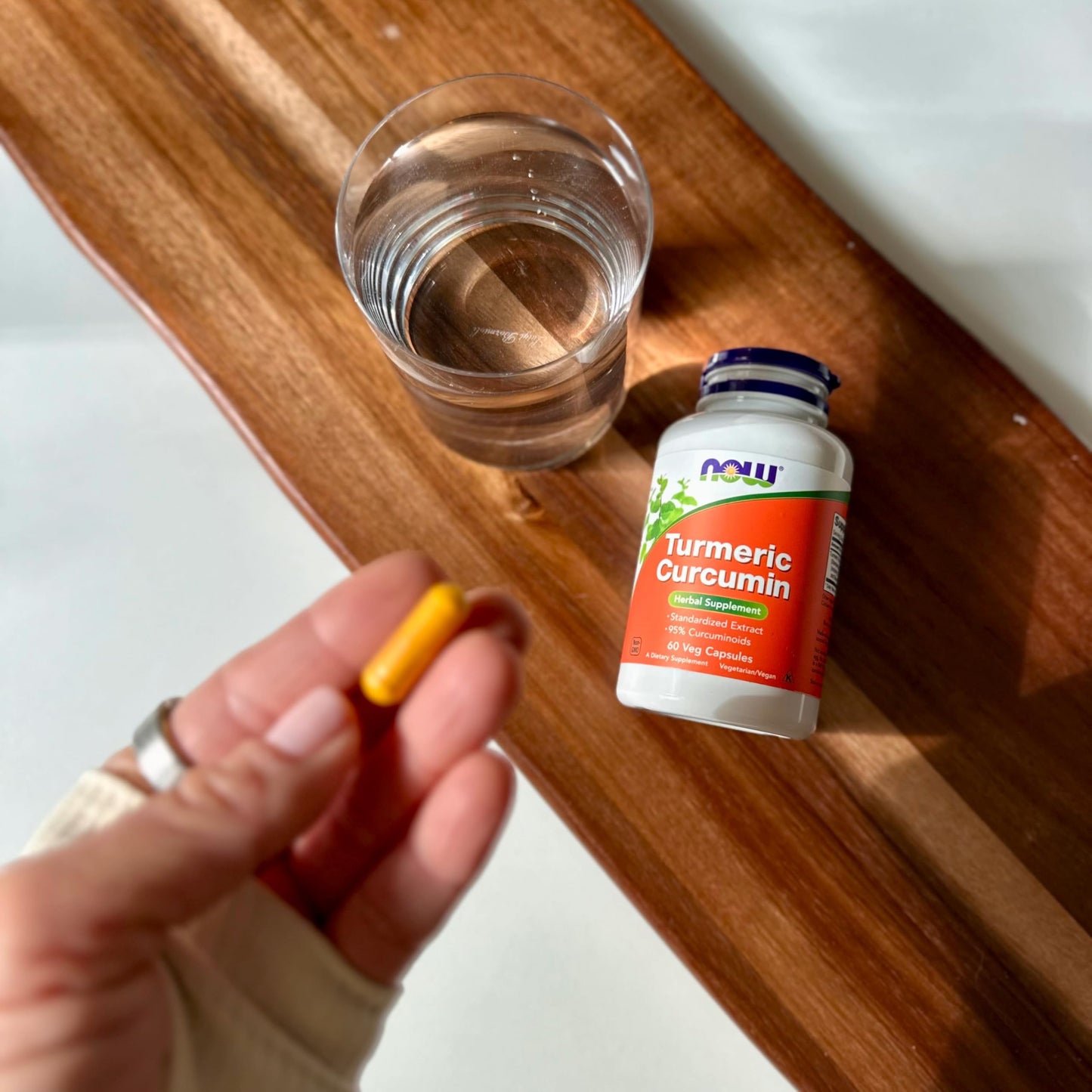 NOW Foods Supplements, Turmeric Curcumin, Derived from Turmeric Root Extract, 95% Curcuminoids, Herbal Supplement, 60 Veg Capsules