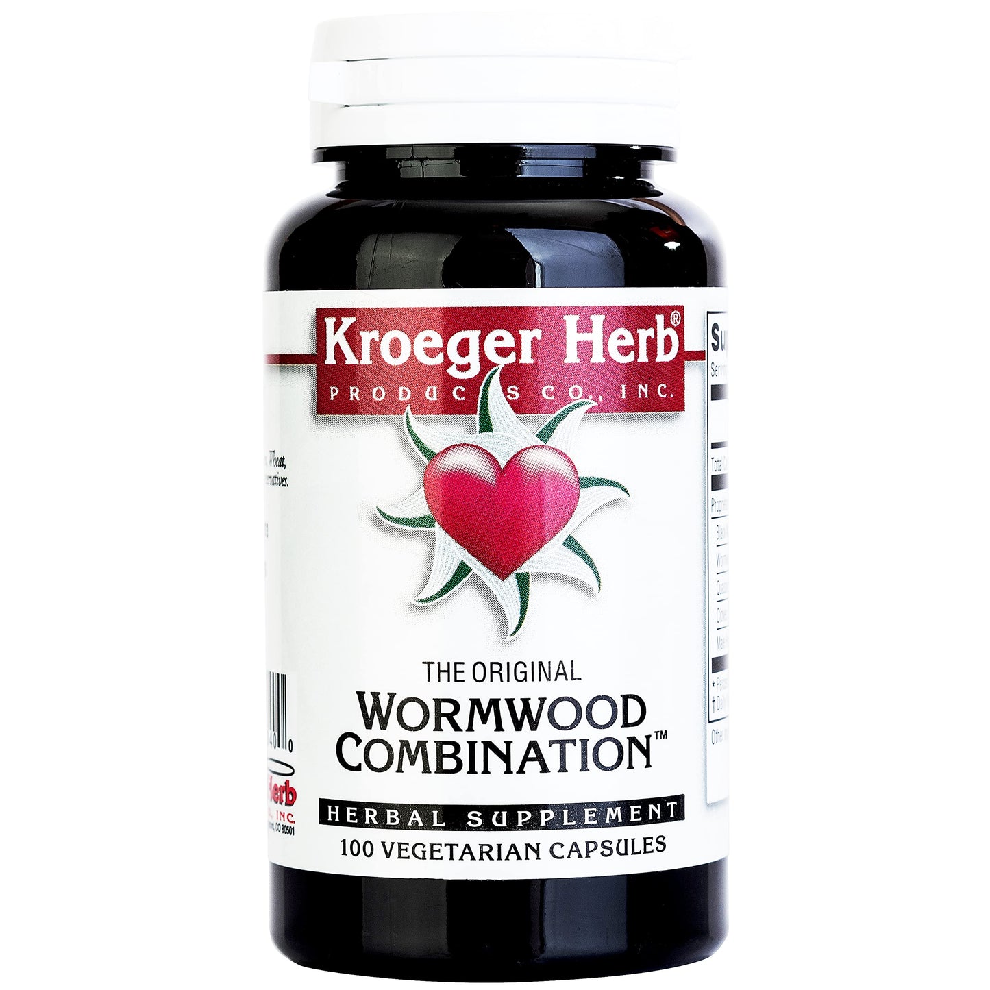KROEGER HERB Kroeger Wormwood Combination, 100 CT