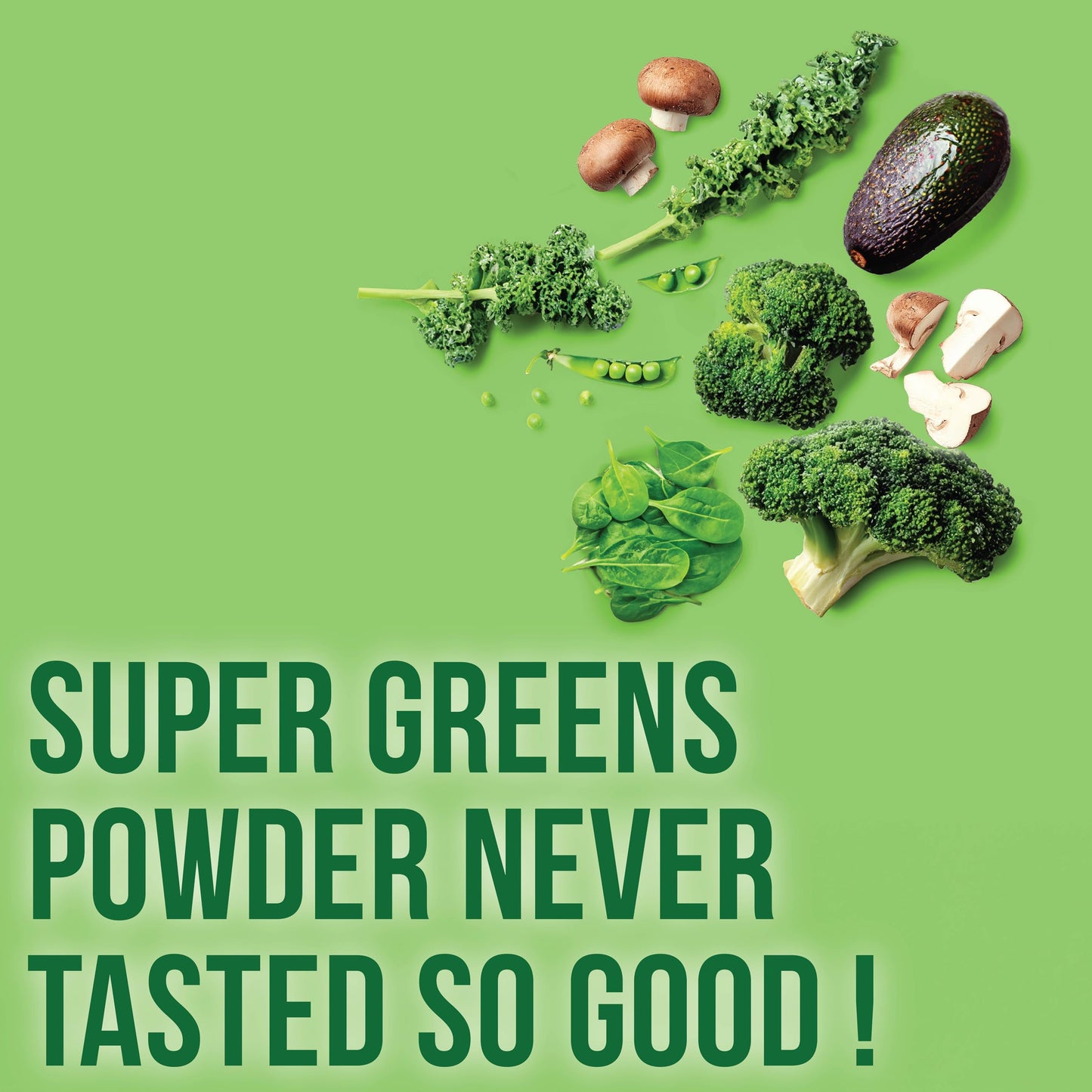 Pre-Order | Arrives in 5–10 Days – COUNTRY FARMS Organic Super Greens Natural Flavor, 50 Organic Super Foods, Packed with Fiber, USDA Organic Drink Mix, Fruits, Vegetables, Mushrooms & Probiotics, Supports Energy, 6g Fiber