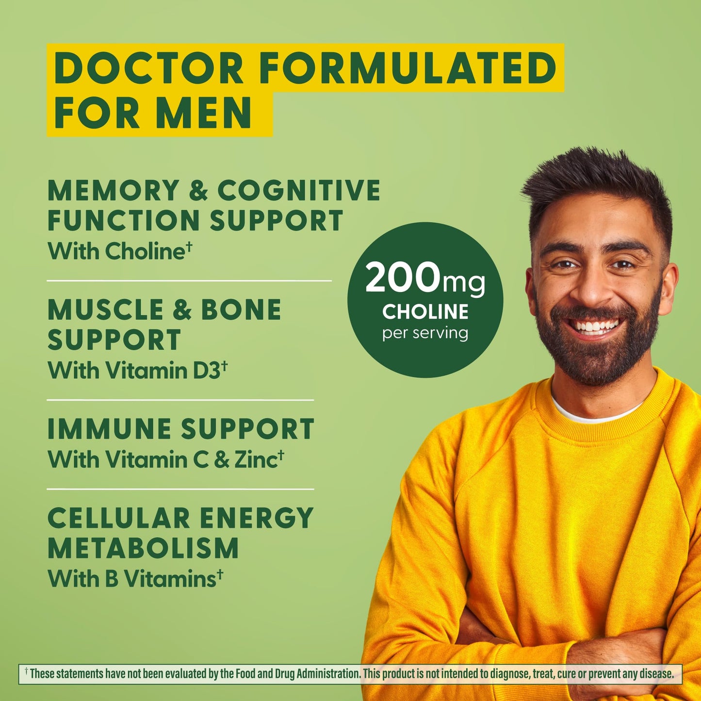 Pre-Order | Arrives in 5–10 Days – MegaFood Men's Advanced Multivitamin for Men - Doctor -Formulated - Choline, Vitamin B12, Vitamin D, Vitamin C & Zinc - Brain Health & Immune Support - Non-GMO - Vegetarian - 120 Tabs (60 Servings)