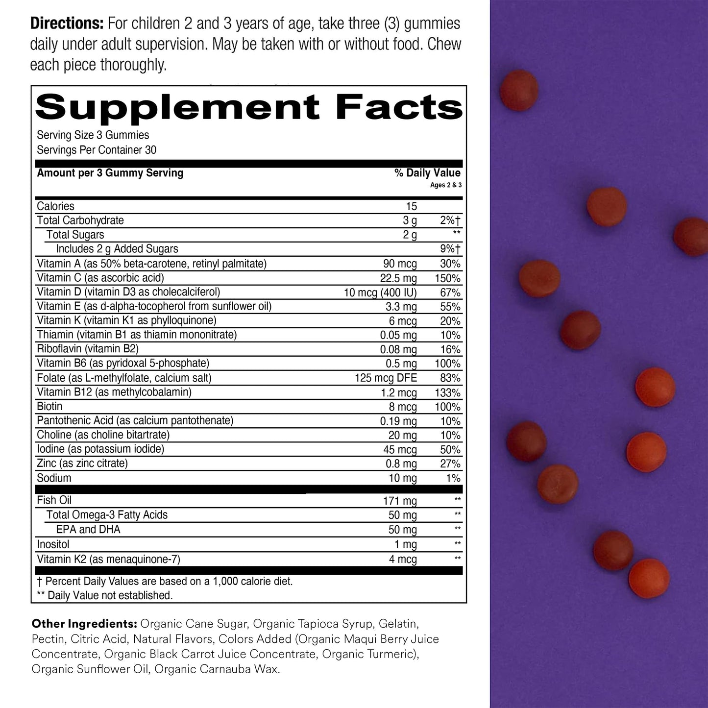 SmartyPants Prenatal and Toddler Multivitamin Gummies Bundle: Omega 3 Fish Oil (EPA/DHA), Biotin, Methylfolate, Vitamin D3, C, Vitamin B12, B6, A, K & Zinc for Immune Support (30 Day Supply)