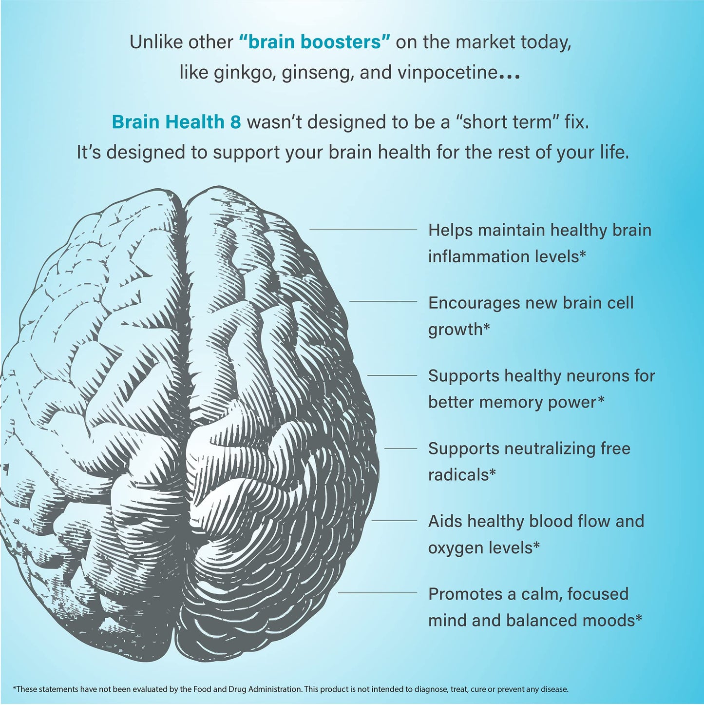 Organixx Ageless Brain Powerful Brain Health Supplement to Support Brain Function, Clarity, Focus, Re-Energize Brain Cells, Helps Promote a Balanced Mood, Gluten Free, Non GMO, 60 Vegetarian Capsules