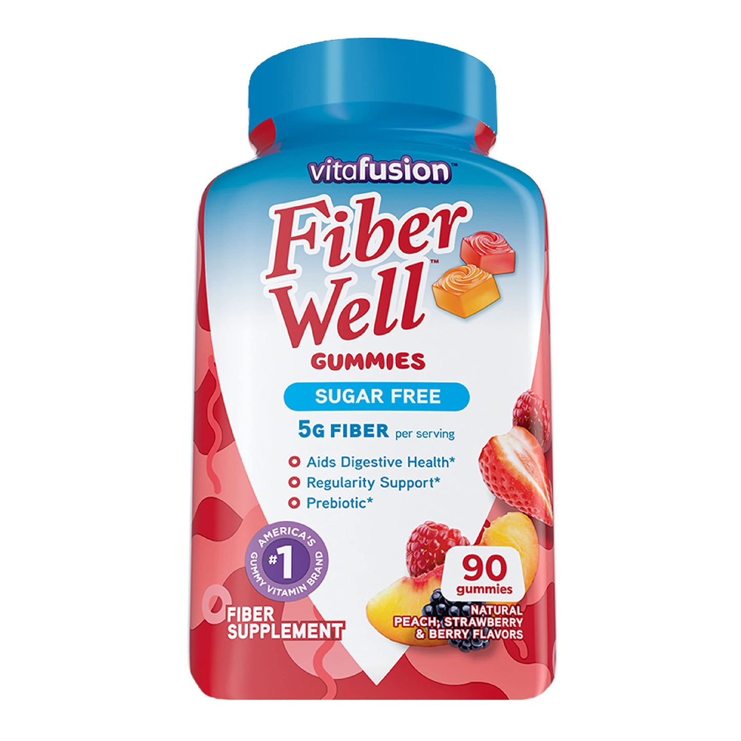 Natrol Melatonin 150ct & Vitafusion Fiber 90ct Sugar Free Peach Strawberry BlackBerry Supplements