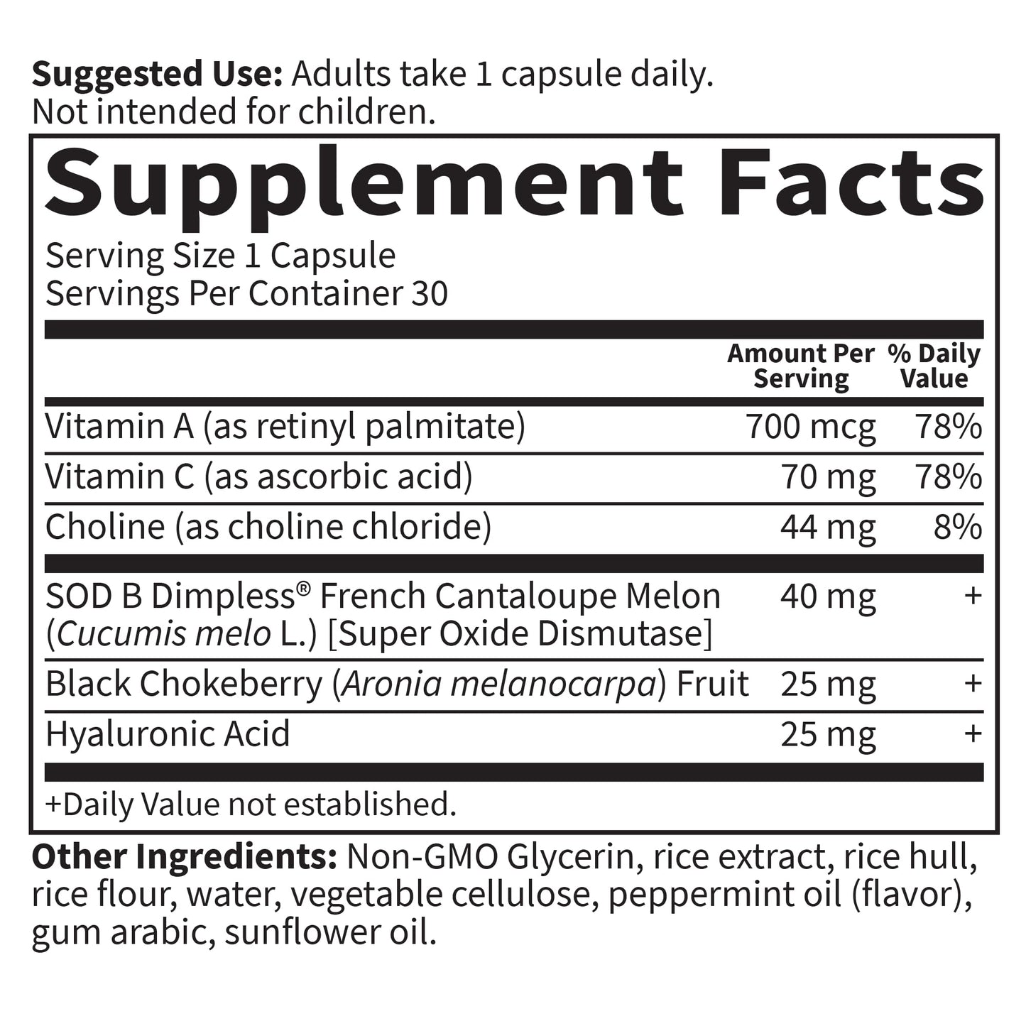 Garden of Life Skin Smooth Sustained Release Duo Caps, Best Skincare Supplement for Smooth, Radiant Skin with Hyaluronic Acid, Vitamins A & C, and SOD B Dimpless, Gluten-Free, 30 Plant-Based Capsules