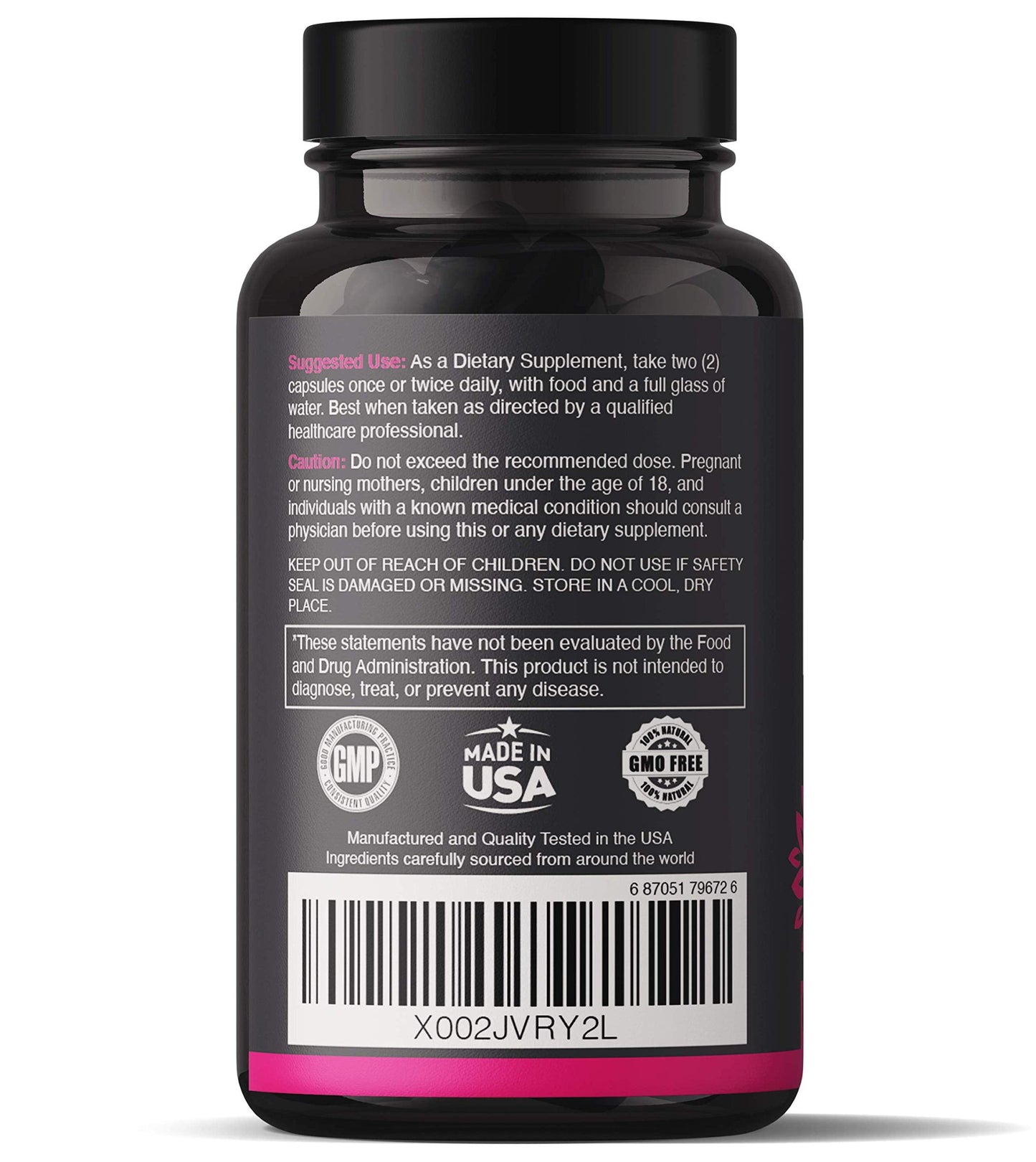 Natgrown Hormone Balance for Women PMS & Menopause Supplement for Fertility Hormonal & Menstrual Support, Helps Relief Hot Flashes - Maca Root, Vitex, Dong Quai & Black Cohosh Complex -Vegan Capsules