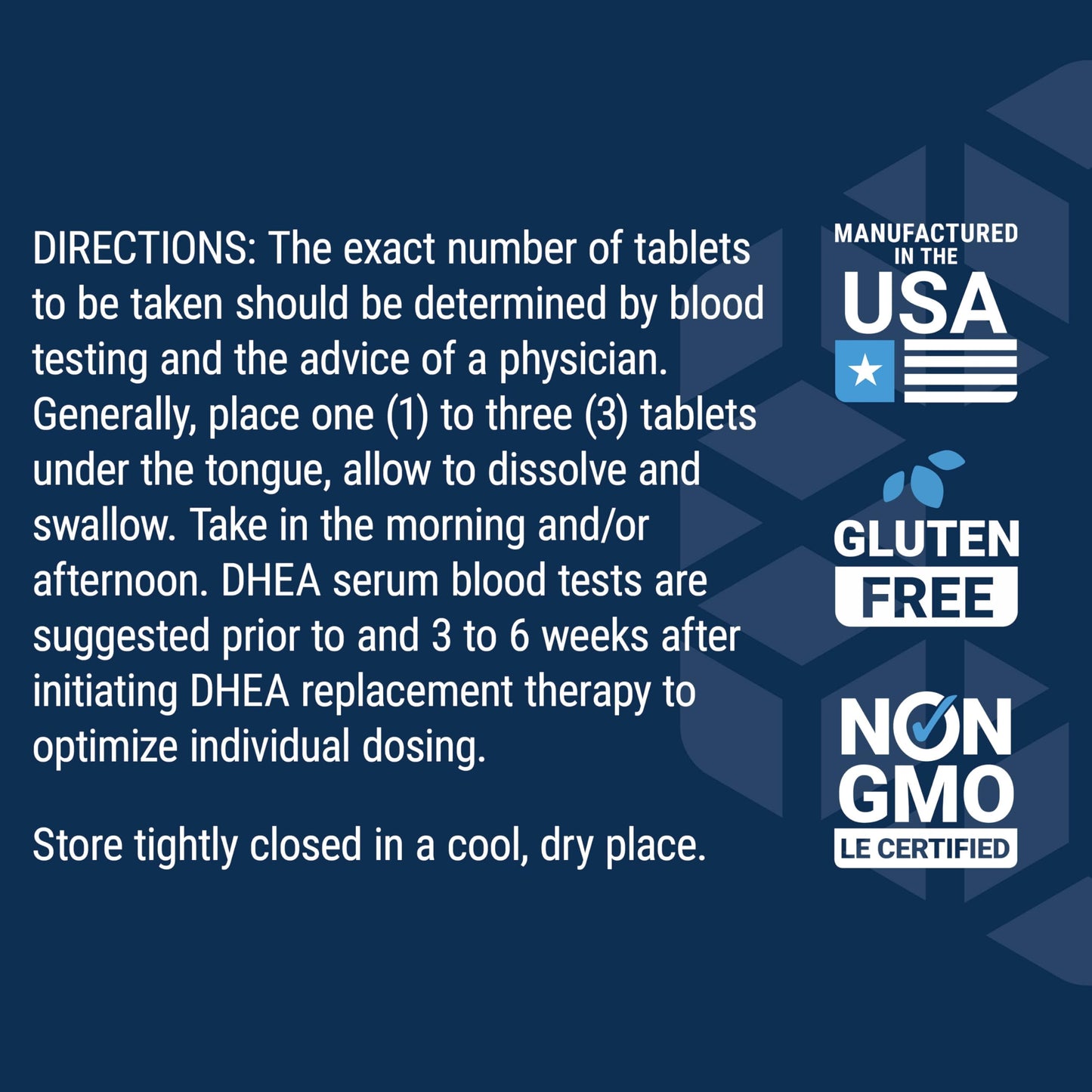 Life Extension DHEA 25 mg – For Hormone Balance, Immune Support, Sexual Health and Anti-Aging - Supports Memory & Mood - Non-GMO, Gluten-Free, Vegetarian - 100 Dissolve-In-Mouth Tablets