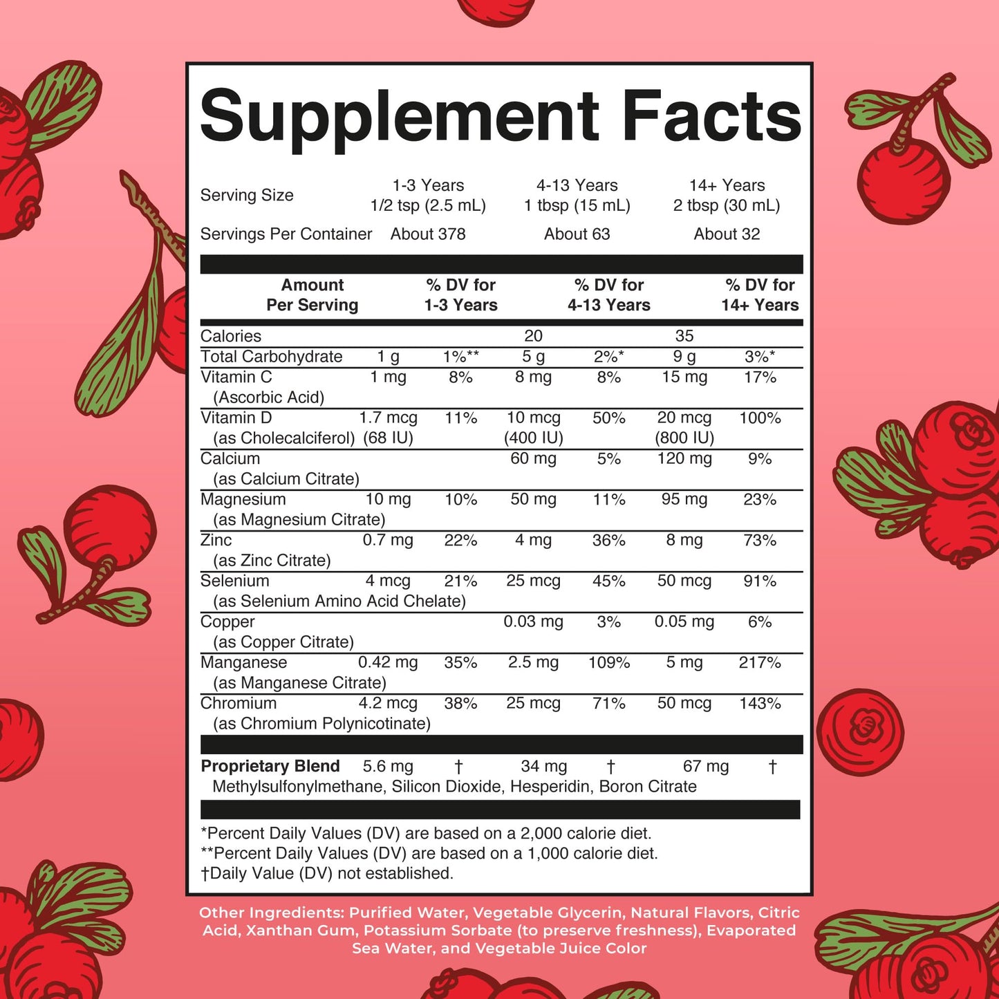 MaryRuth's Liquid Morning Multivitamin (Fruit Punch) & Liquid Nighttime Multimineral (Cranberry) | Clean Label Project Verified® | Vegan Vitamins for Energy, Bedtime, & Overall Health