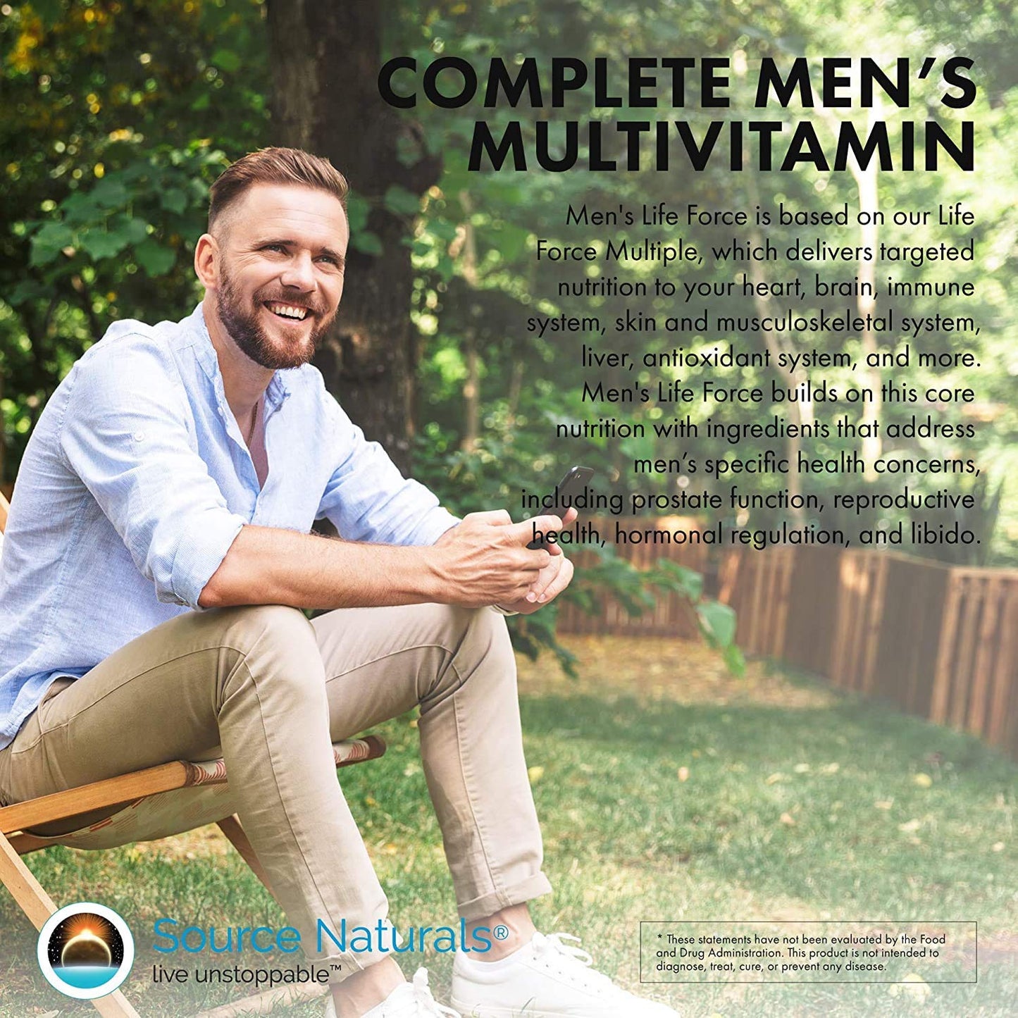 Pre-Order | Arrives in 5–10 Days – Source Naturals Men's Life Force - 90 tabs