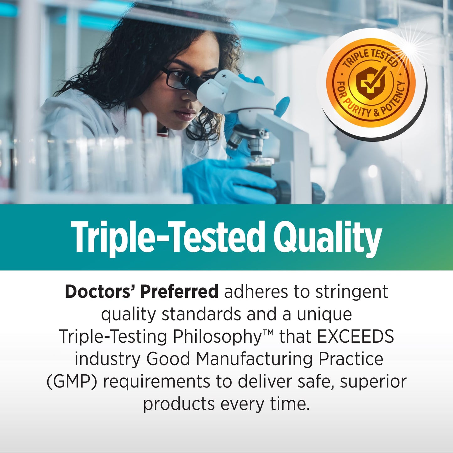 DOCTORS' PREFERRED Taurine Supplement - 1,000 mg/Serving | 60 Vegan Capsules