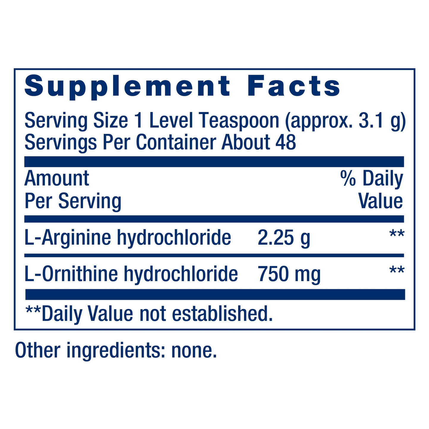 Life Extension Arginine Ornithine Powder, Promotes Muscle Health & Recovery, Gluten Free, Non-GMO, net Weight 150 Grams