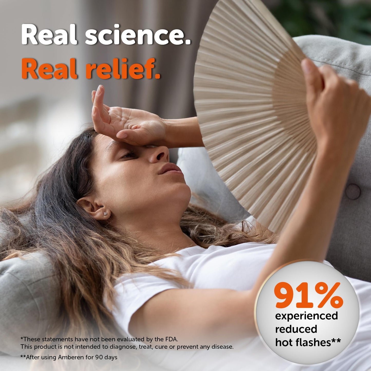 Amberen: Safe Multi-Symptom Menopause Relief. Clinically Shown to Relieve 12 Menopause Symptoms: Hot Flashes, Night Sweats, Mood Swings, Low Energy and More, 3 Month Supply