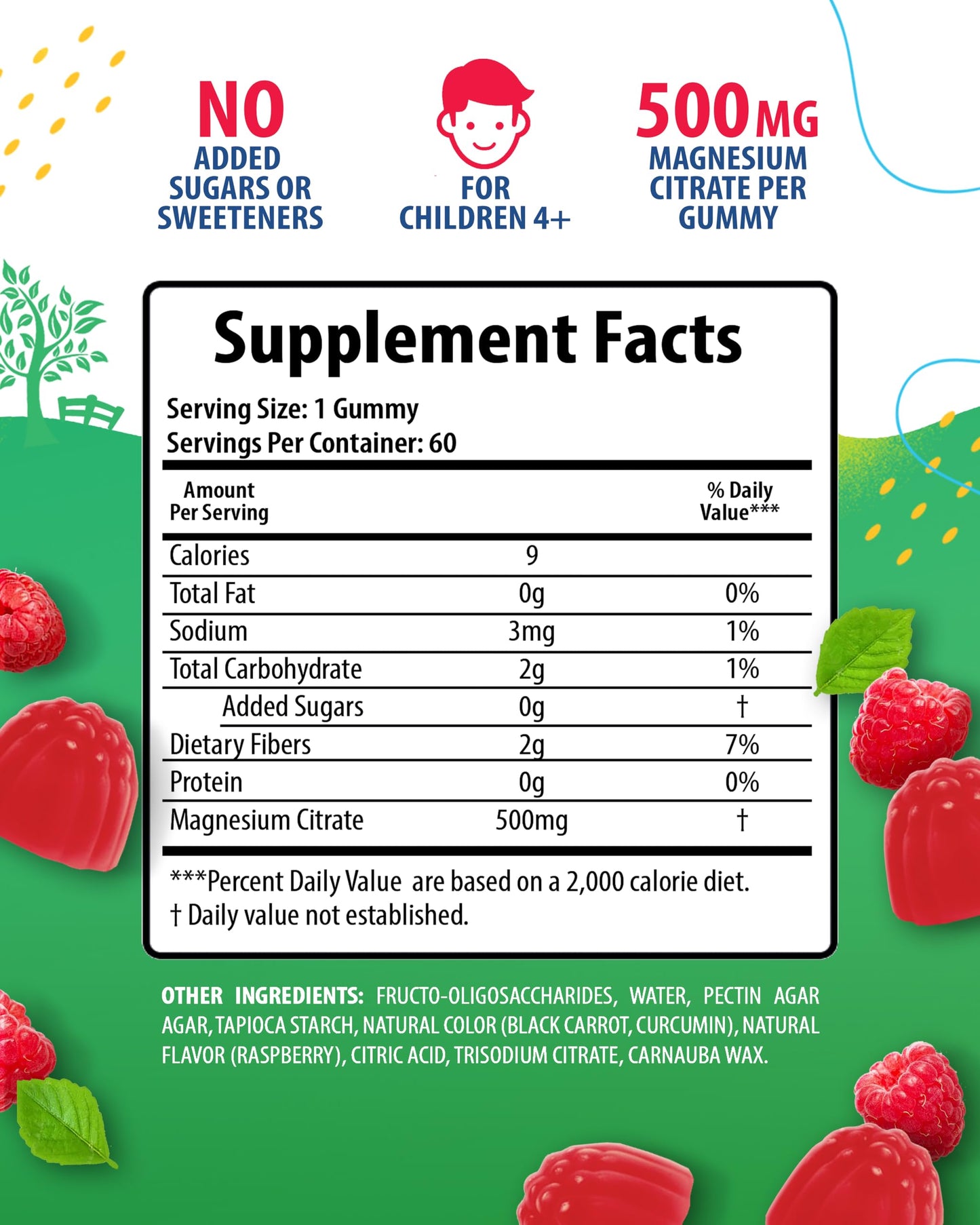 Magnesium Gummies for Kids & Vitamin D3 K2 Gummies 5000 IU - Immune & Bone Support - Sugar-Free Vitamin D Gummy Supplement - High-Absorption, Vegan, Gluten-Free Gummies for Adults