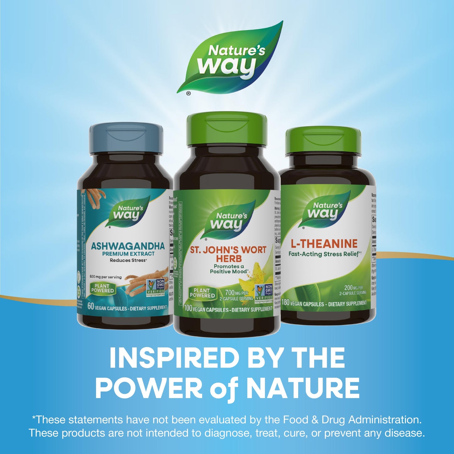 Nature's Way St. John’s Wort Herb, Promotes a Positive Outlook*, 700 mg per 2-Capsule Serving, Non-GMO Project Verified, Vegan, 100 Capsules (Packaging May Vary)