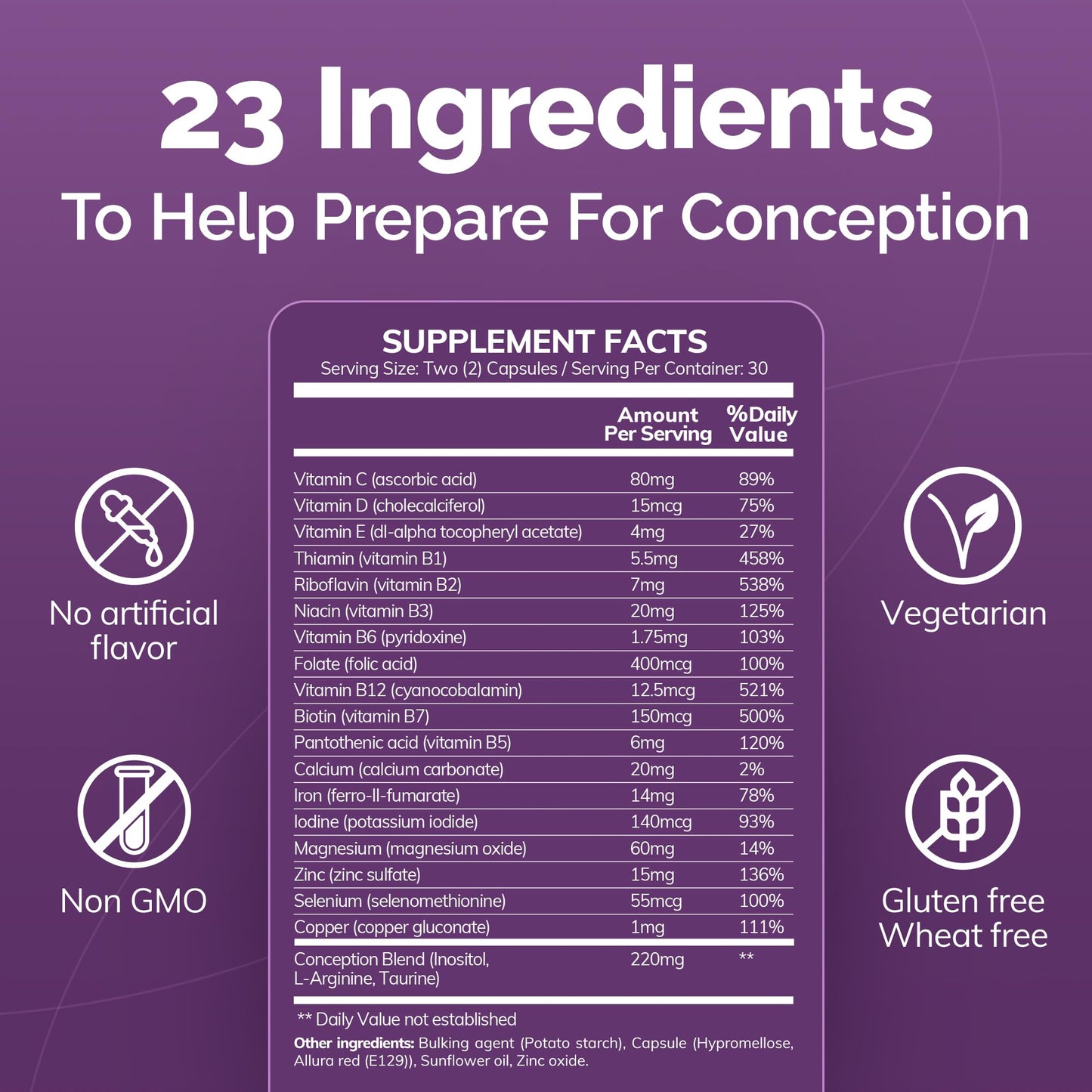 Pre-Order | Arrives in 5–10 Days – CONCEIVE PLUS Ovulation + Women's Fertility Combo, Supports Fertility and Ovarian Regulation, 60 + 120 Capsules