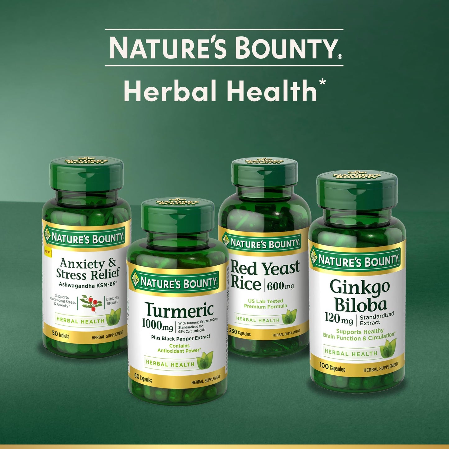 Nature's Bounty Saw Palmetto, Herbal Health Supplement, Prostate and Urinary Health, 450 mg, 100 Capsules