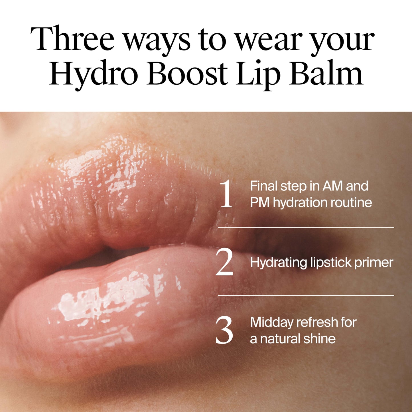 Neutrogena Hydro Boost Hyaluronic Acid, Unscented Lip Balm Leaves Lips Feeling Hydrated, Sheer Ice Nude Lip Balm with a Sweet Sugar Flavor, Fragrance Free, 0.5 oz
