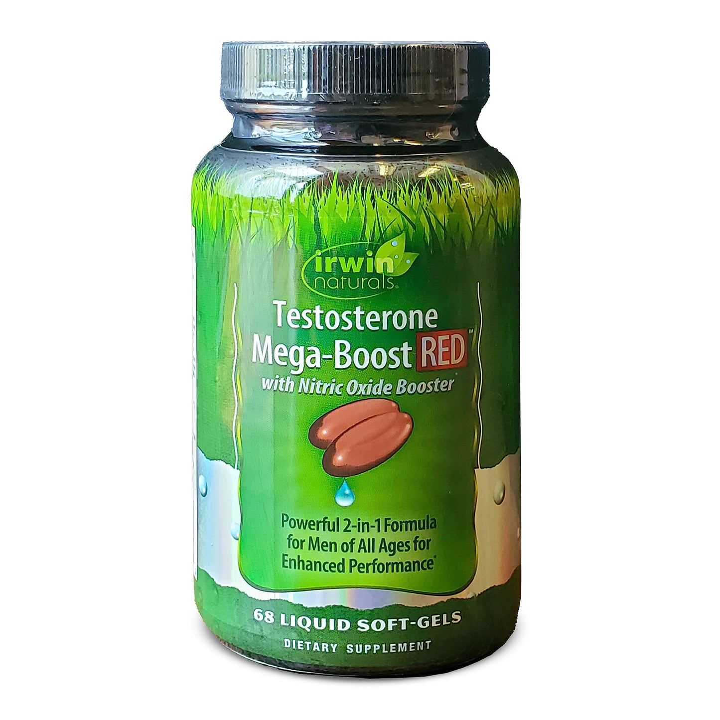 Irwin Naturals Testosterone Mega Boost Red 68 Sgels