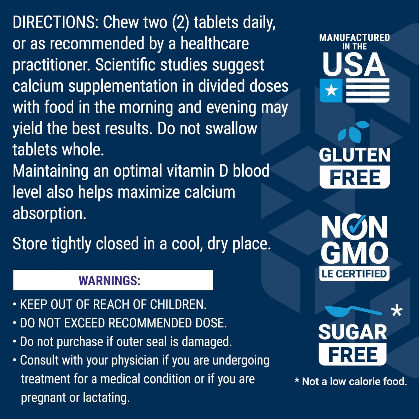 Life Extension Bone Restore Calcium Supplement Chewable Tablets, Bone Health Supplement, Calcium, Vitamin D, Minerals, Gluten Free, Non-GMO, 60 Tablets
