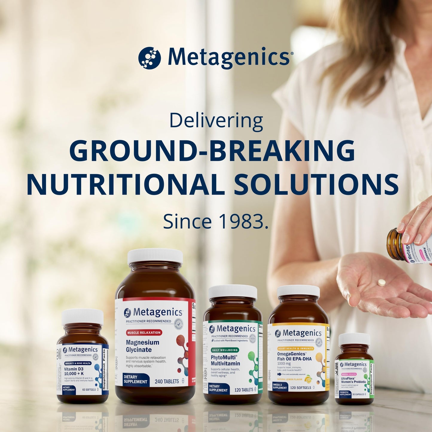 Metagenics CandiBactin-AR - Concentrated Aromatic Essential Oils - with Thyme Oil & Oregano Oil - Gut Health Supplements* - for Intestinal Microbial Balance* - Gluten-Free - 60 Softgels
