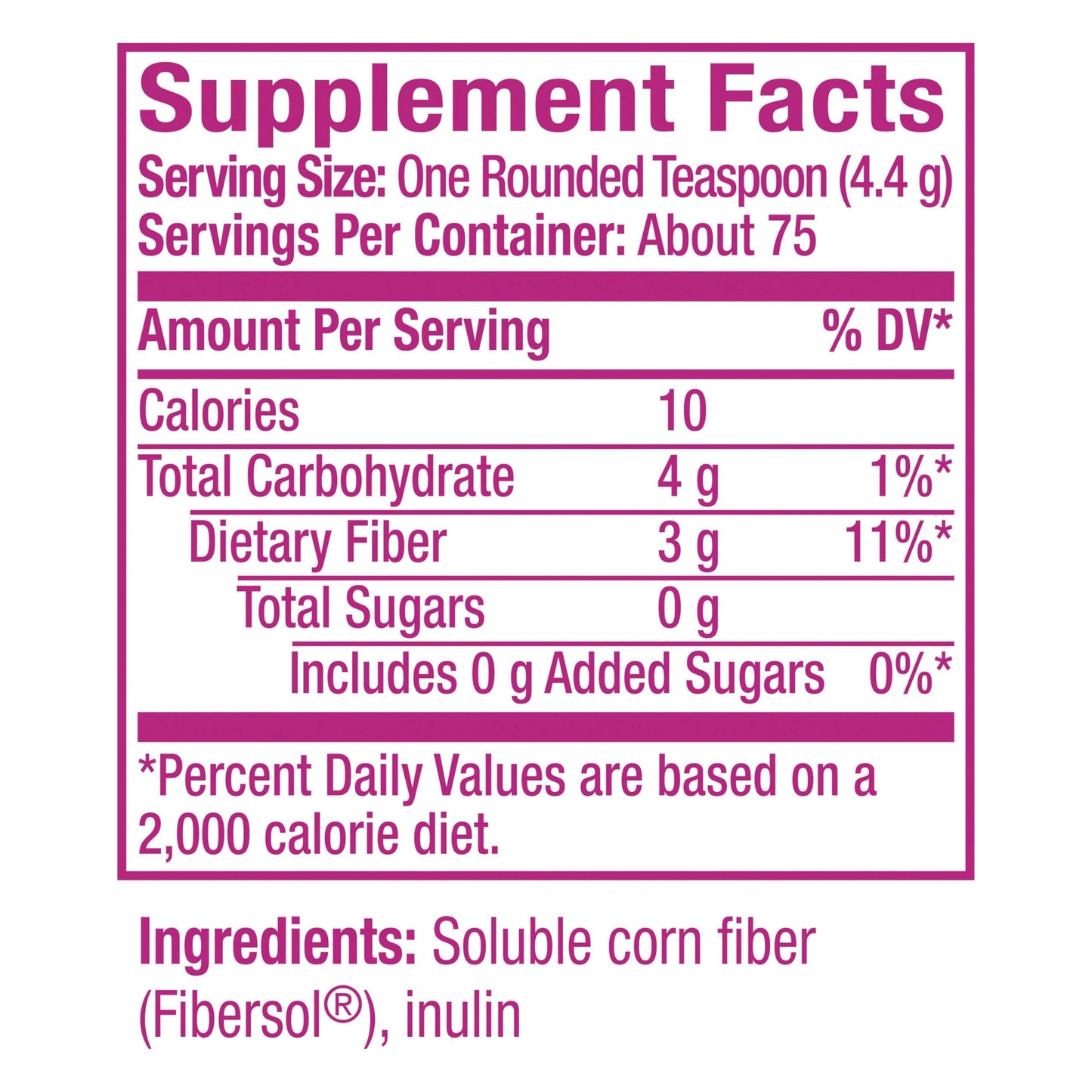 Metamucil Fiber Supplement, Unflavored Clear Mixing Powder, No Grit, No Sugar Added, Plant Based Prebiotic Fiber Blend for Daily Digestive Health, 75 teaspoons