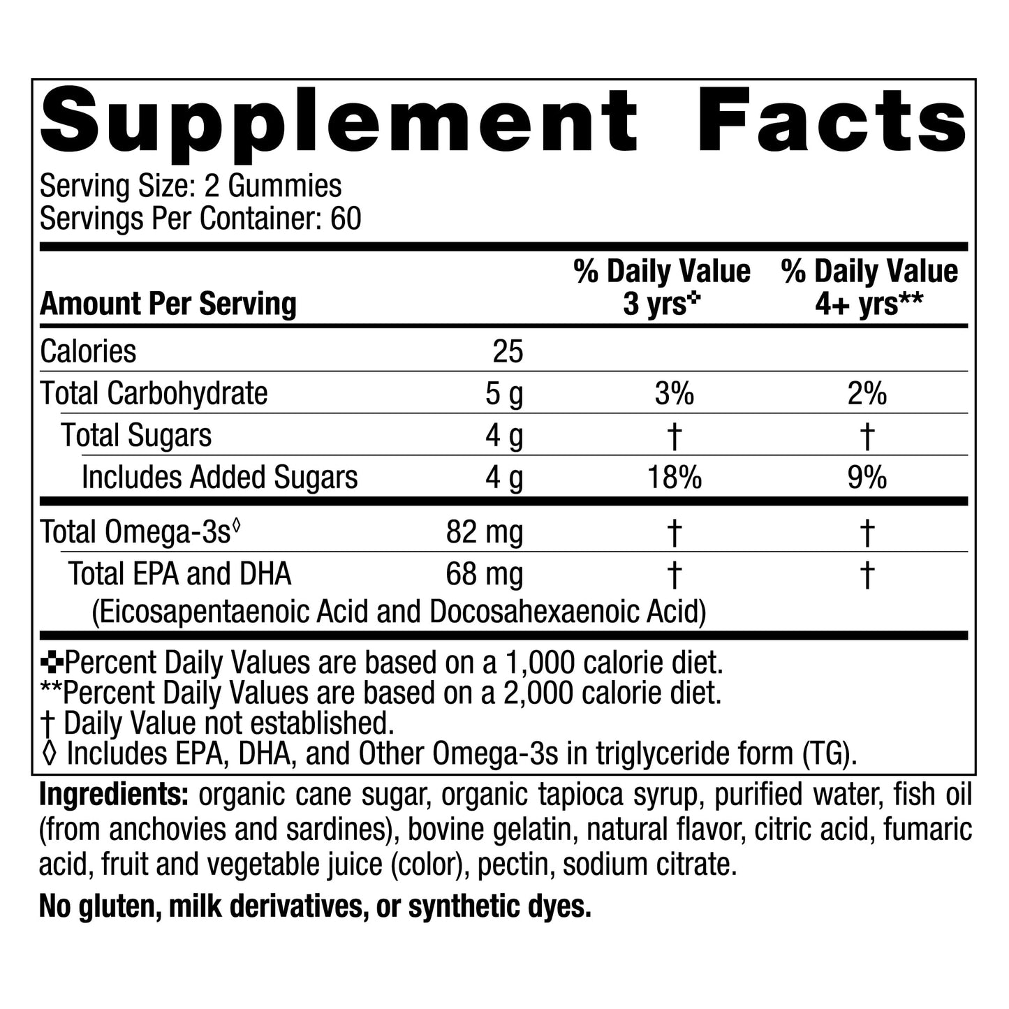 Pre-Order | Arrives in 5–10 Days – Nordic Naturals Nordic Omega-3 Gummies, Tangerine - 120 Gummies - 82 mg Total Omega-3s with EPA & DHA - Non-GMO - 60 Servings