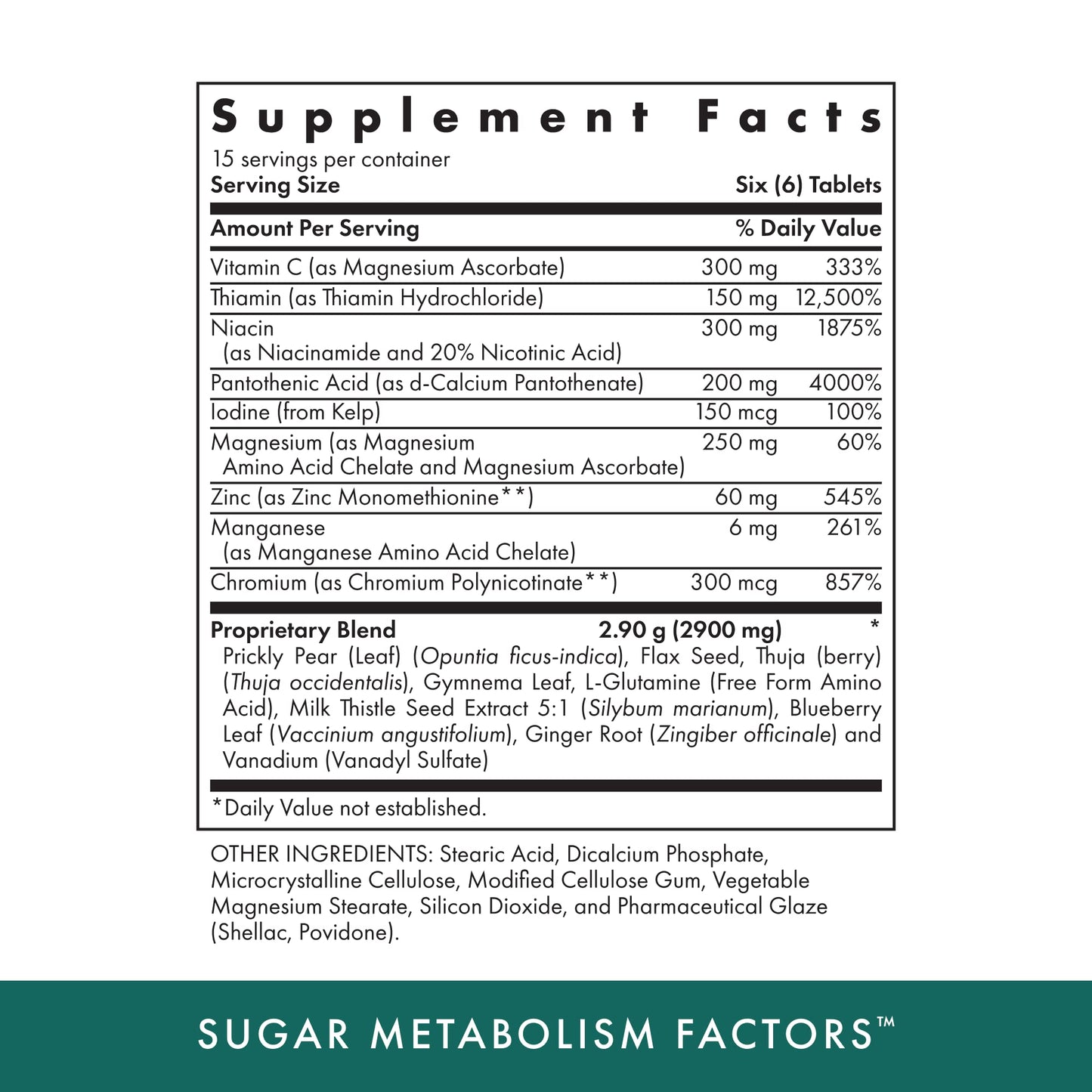 MICHAEL'S Health Naturopathic Programs Sugar Metabolism Factors - 90 Vegetarian Tablets - Nutrients to Support The Production of Insulin - Vegetarian, Gluten Free, Kosher - 15 Servings