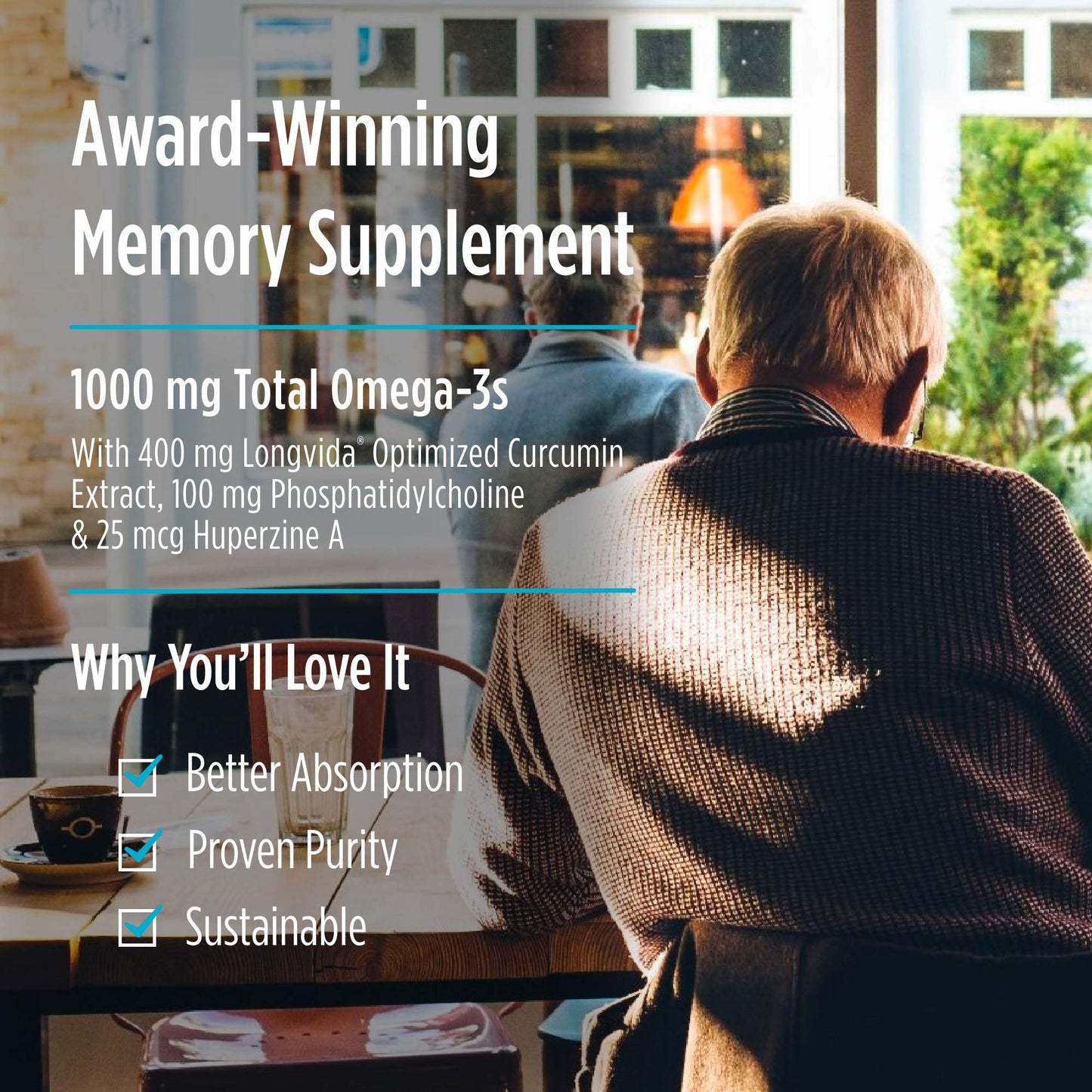 Pre-Order | Arrives in 5–10 Days – Nordic Naturals Omega Memory with Curcumin, Lemon - 60 Soft Gels - 1000 mg Omega-3 + 400 mg Optimized Curcumin - Memory, Cognition - Contains Phosphatidylcholine & Huperzine A - Non-GMO - 30 Servings