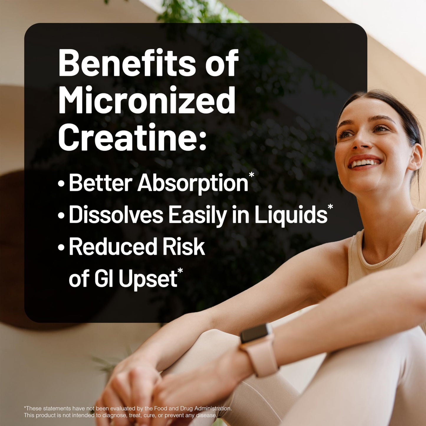 NatureWise Micronized Creatine Monohydrate Powder, 5000mg (5g) Per Serving - Creatine for Women & Men - Pure, Unflavored, Supports Lean Muscle Mass, Endurance - 100 Servings