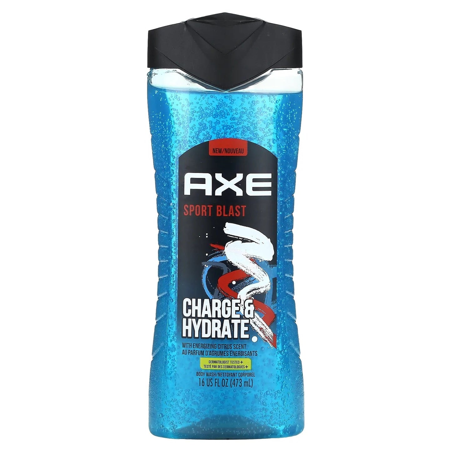 AXE
Sports Blast Body Wash, With Energizing Citrus, 16 fl oz (473 ml)