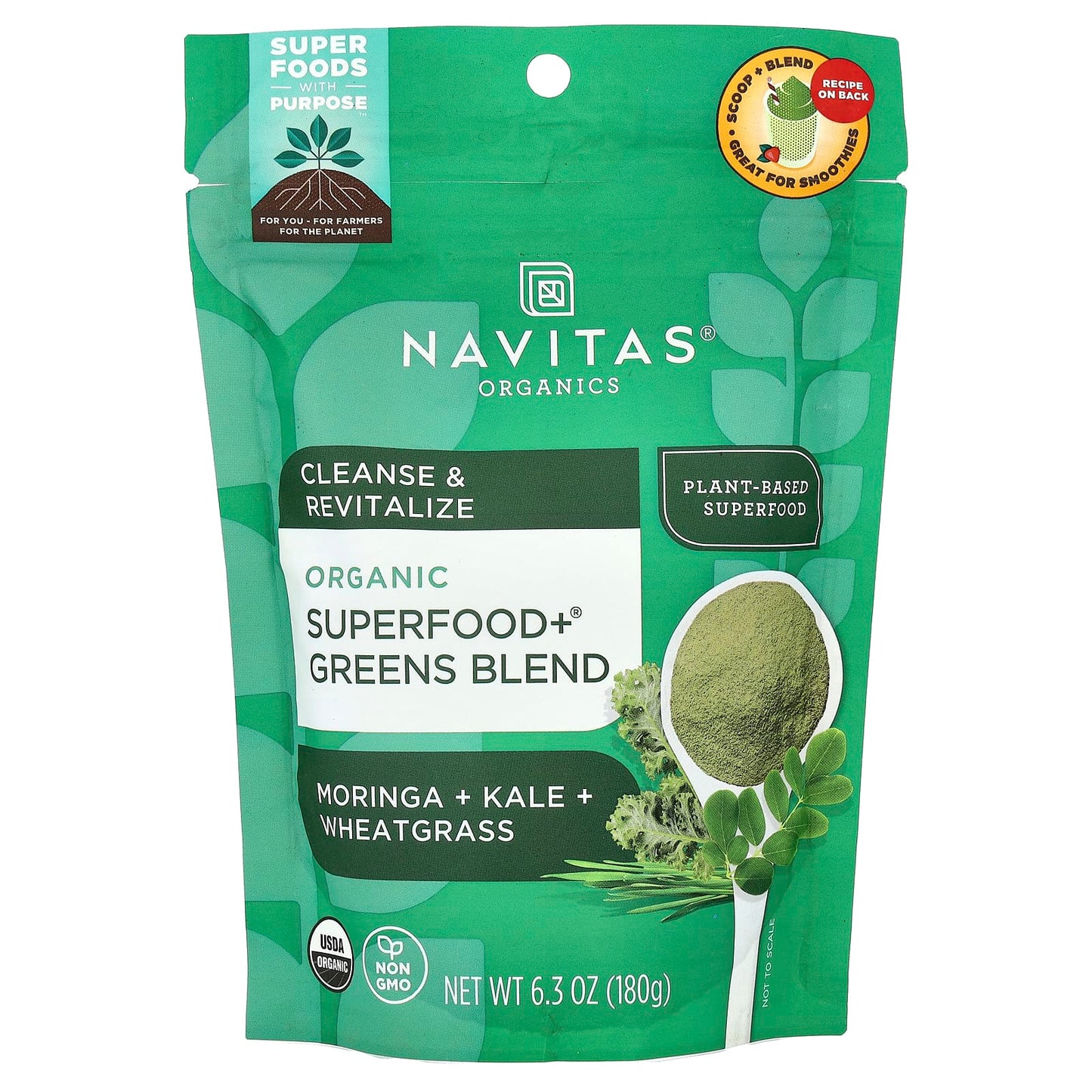 Navitas Organics
Organic Superfood+® Greens Blend