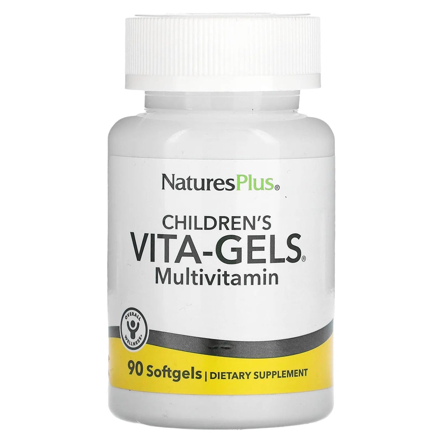 NaturesPlus
Children's Vita-Gels Multivitamin, Orange, 90 Softgels
