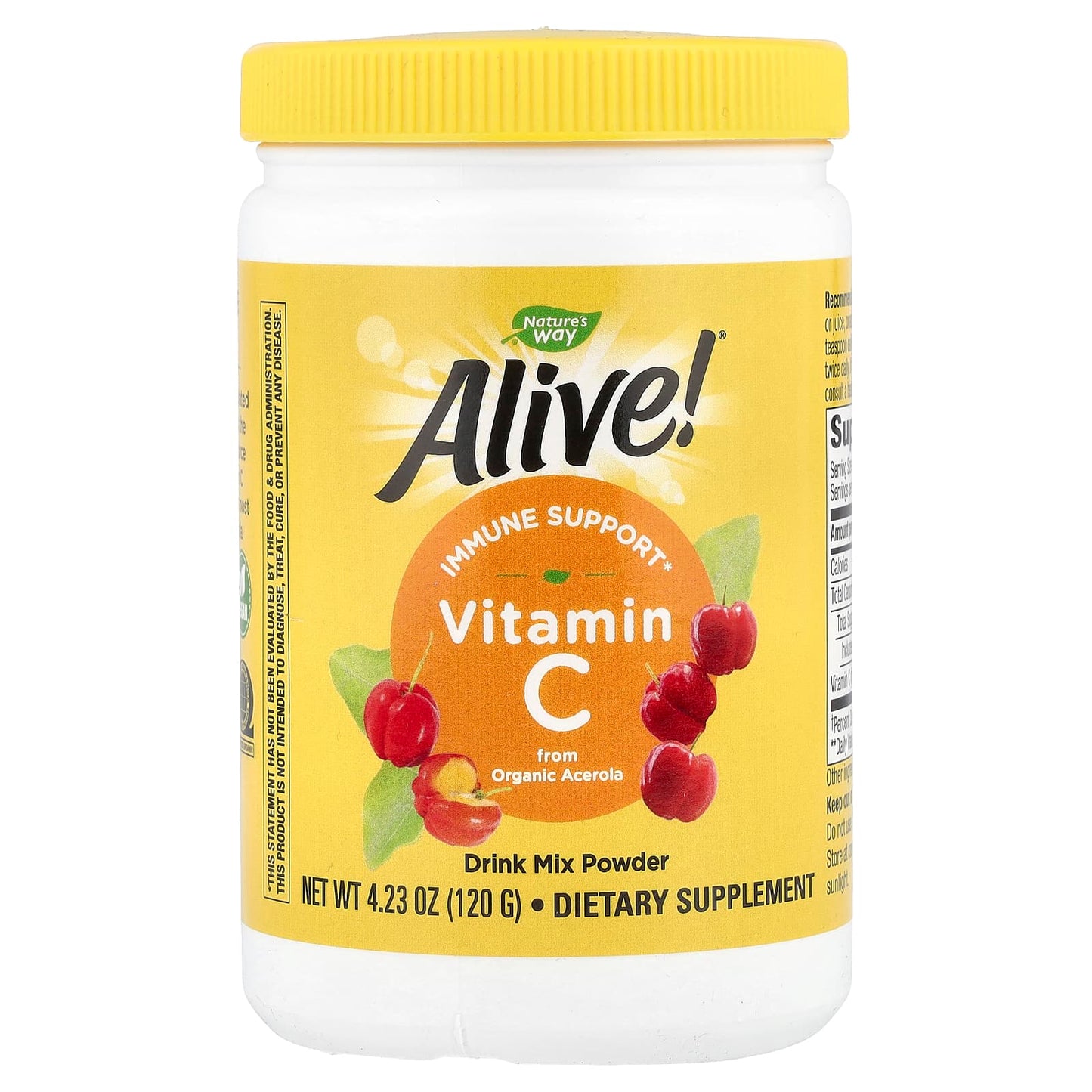 Nature's Way
Alive!®, Vitamin C Drink Mix Powder, 4.23 oz (120 g)