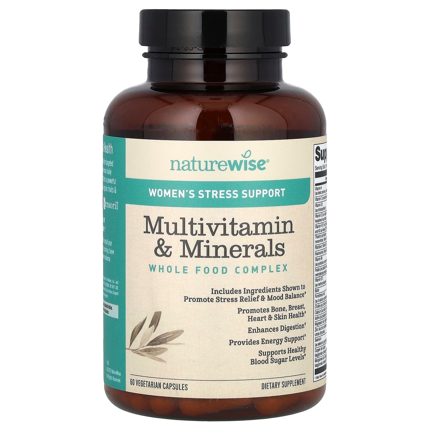 NatureWise
Women's Multivitamin & Minerals, 60 Vegetarian Capsules